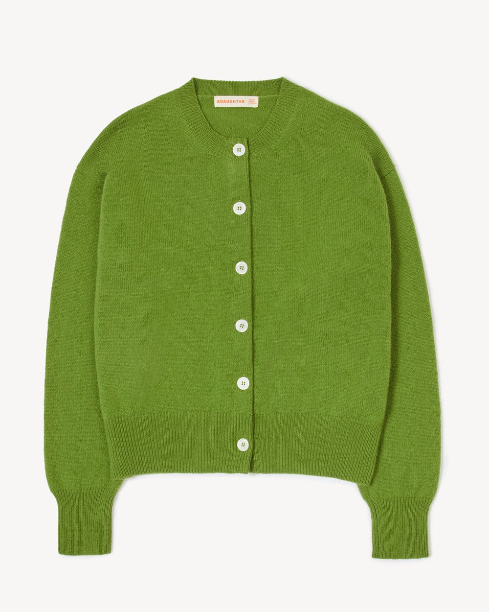 ADA CREWNECK CARDIGAN / PICKLE GREEN - Image 5