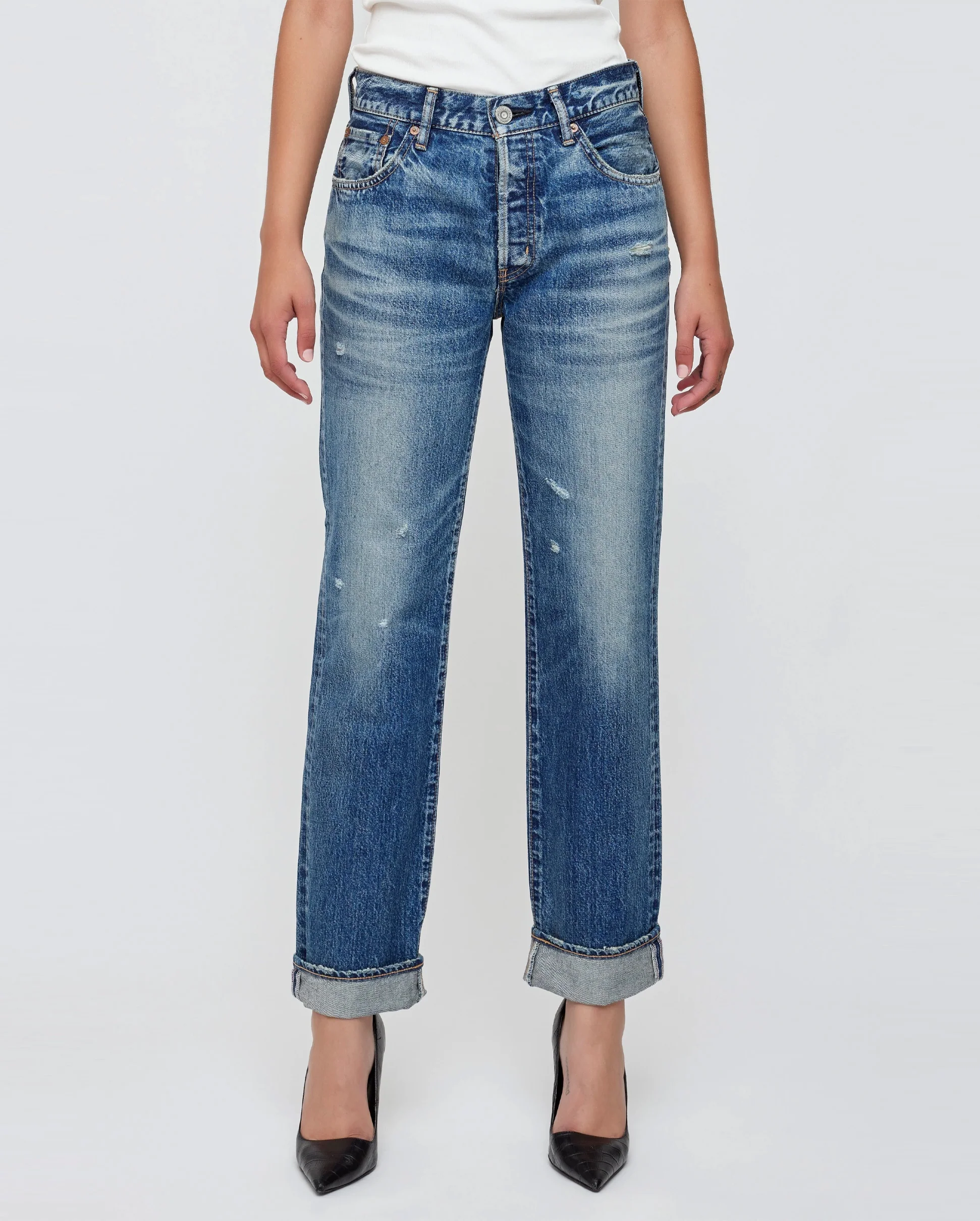 AQUEBOGUE STRAIGHT JEAN / BLUE - Image 6