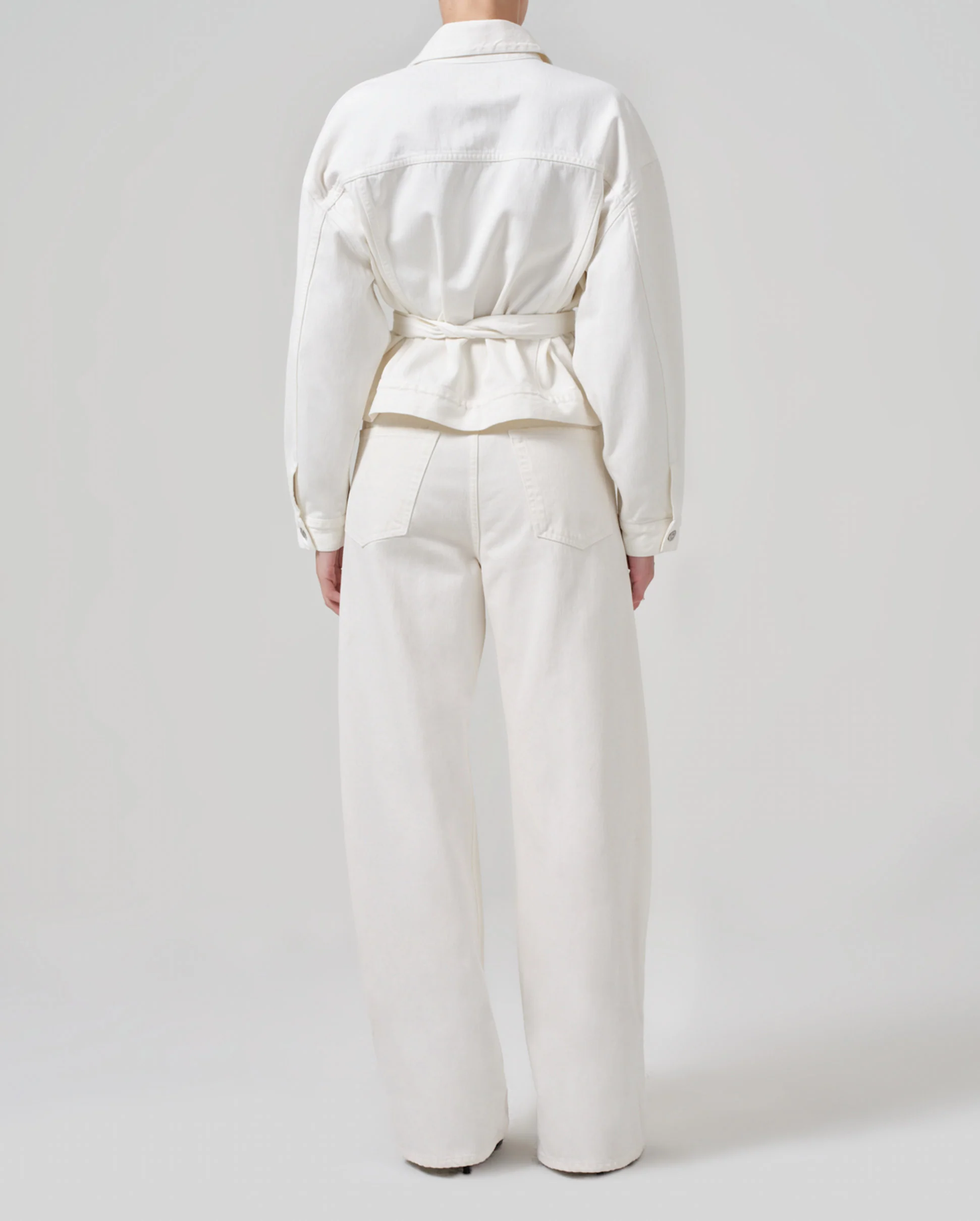 AYLA BAGGY CUFFED CROP / PASHMINA - Image 11