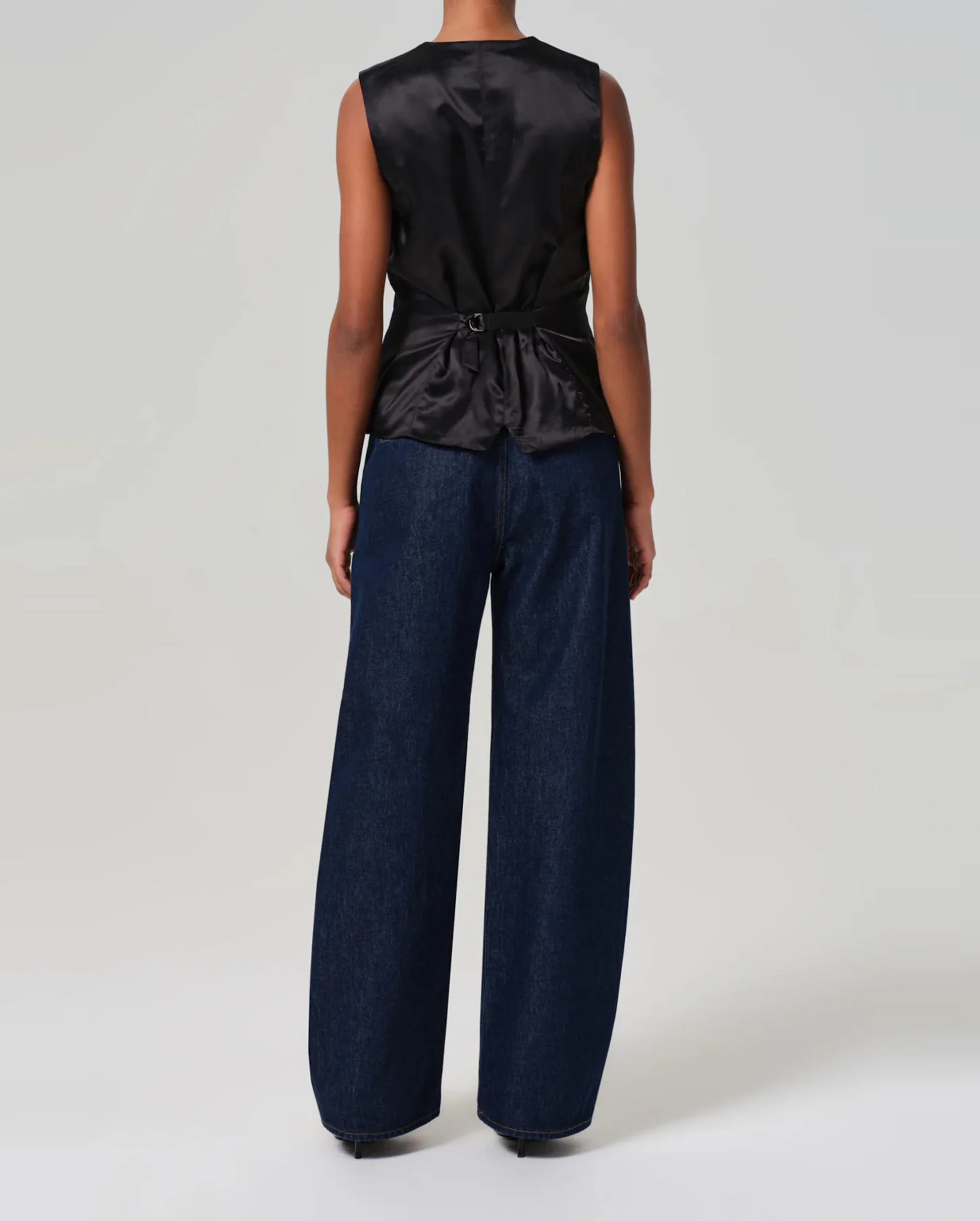 AYLA POLISH DENIM TROUSER / AMHERST - Image 4