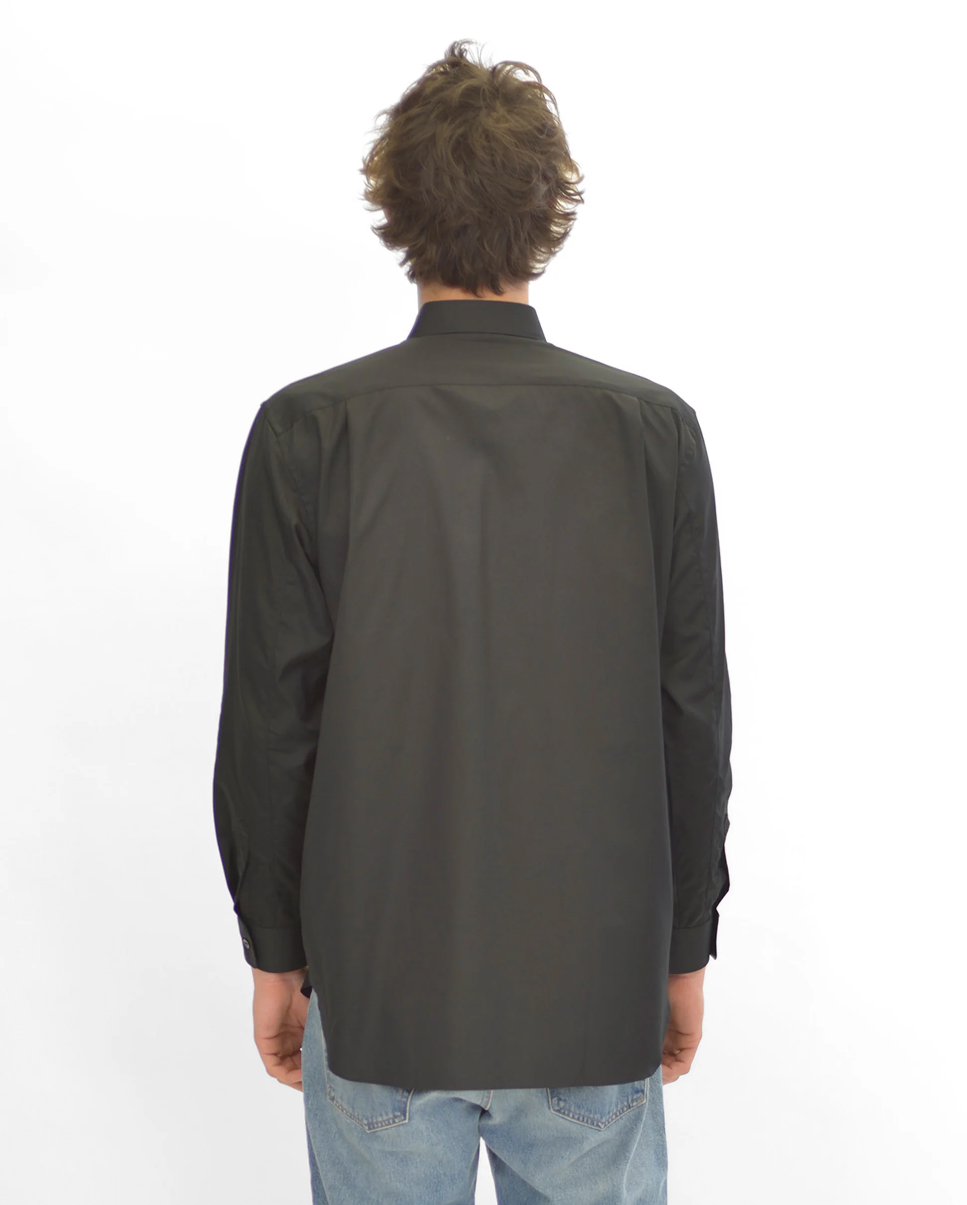 B004 UNISEX BLACK HEART SHIRT / BLACK - Image 4