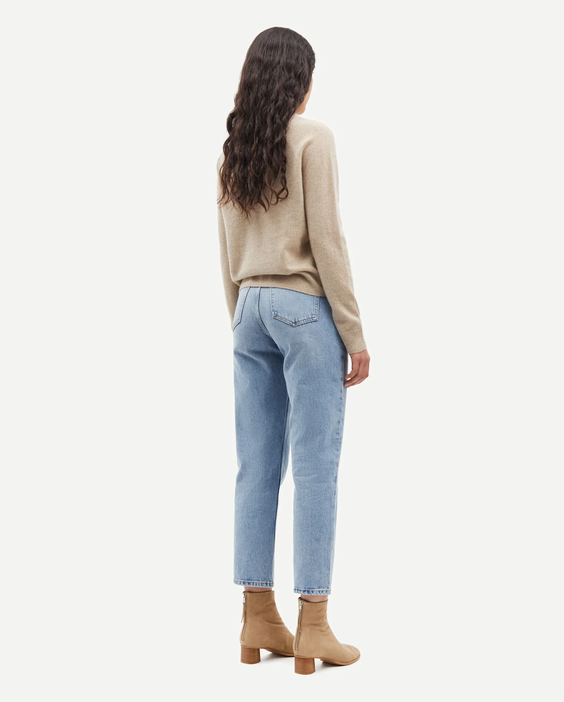 BOSTON O-NECK 6304 / CREAM MELANGE - Image 4