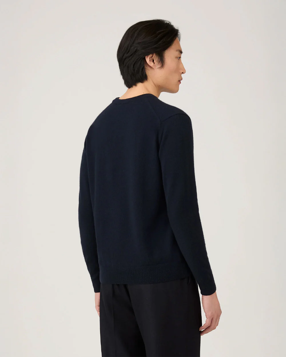 CASHMERE CREW / NAVY - Image 5