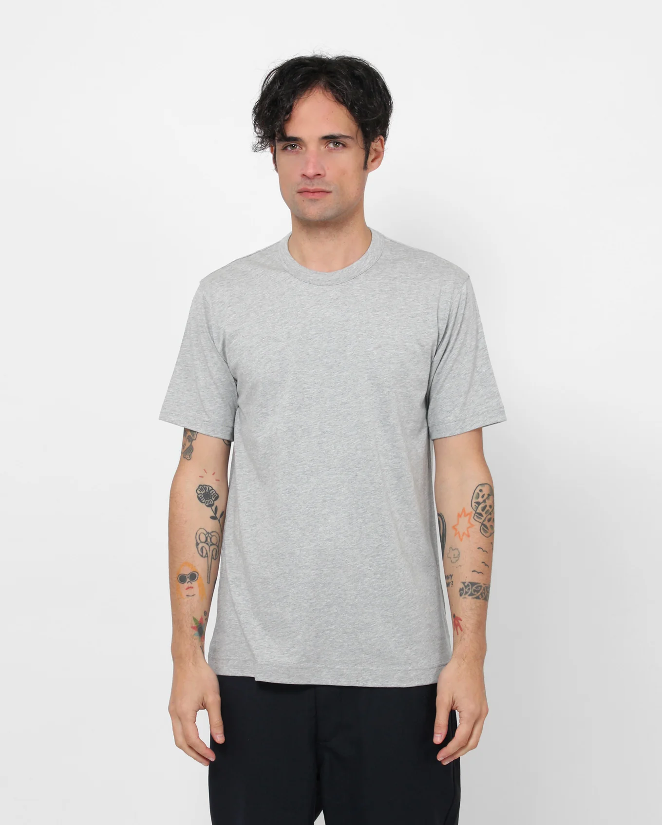BASIC TEE T2PLA  / GREY - Image 4