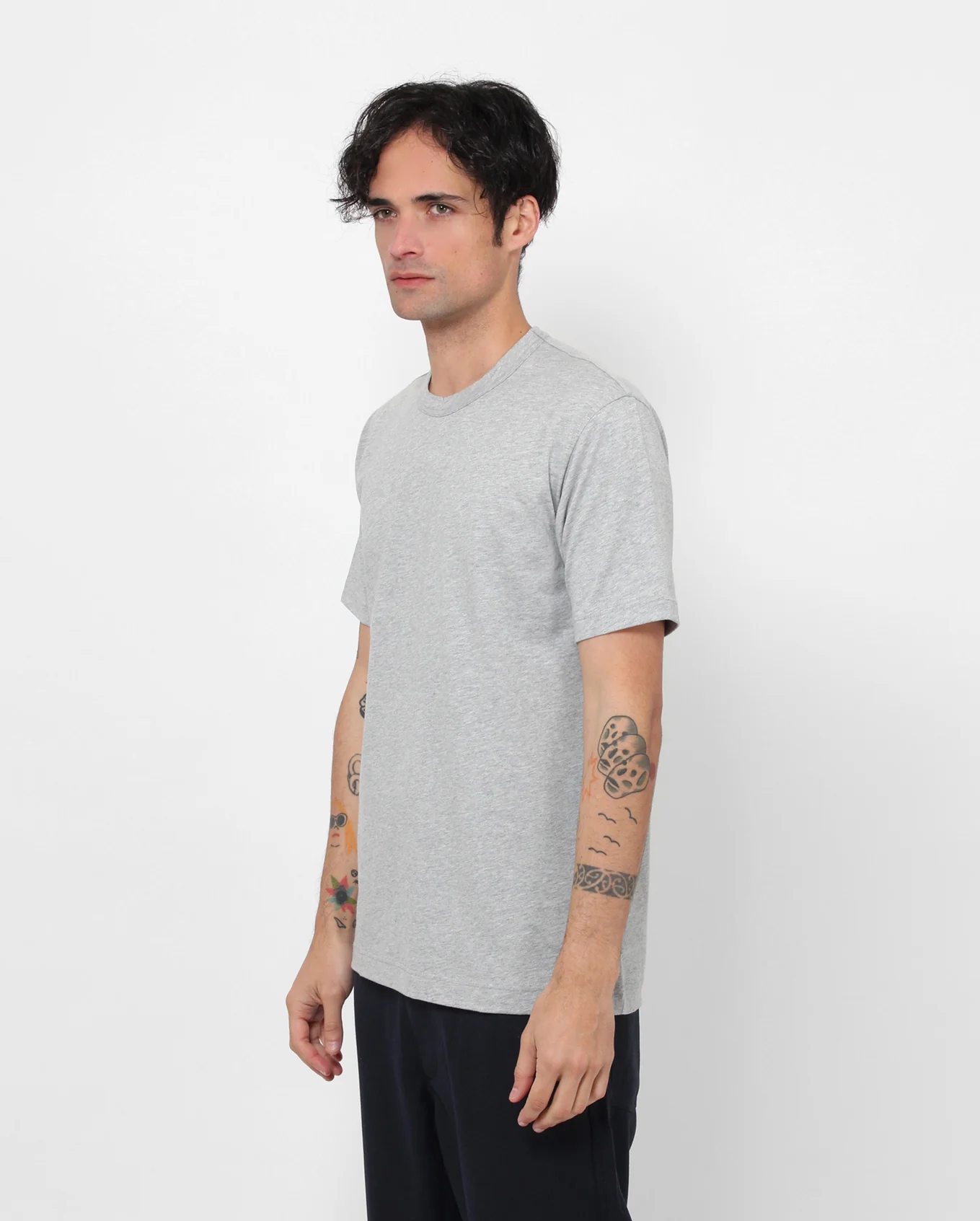 BASIC TEE T2PLA  / GREY - Image 5