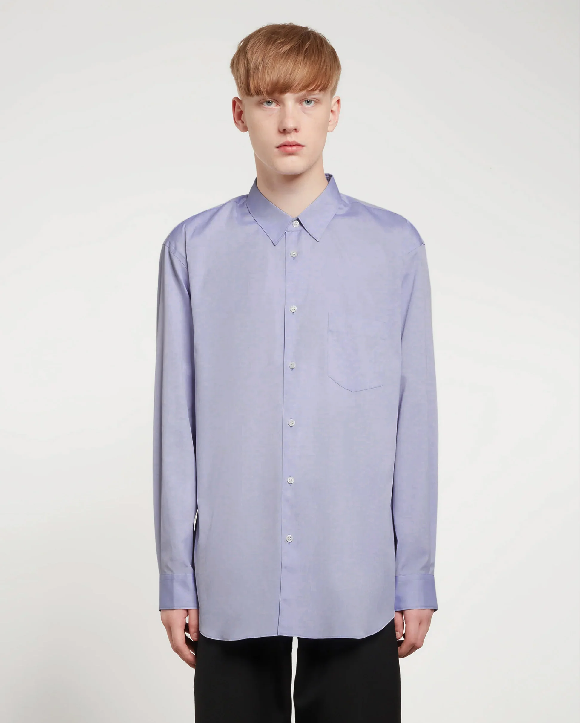 B023 OXFORD SHIRT / BLUE - Image 5