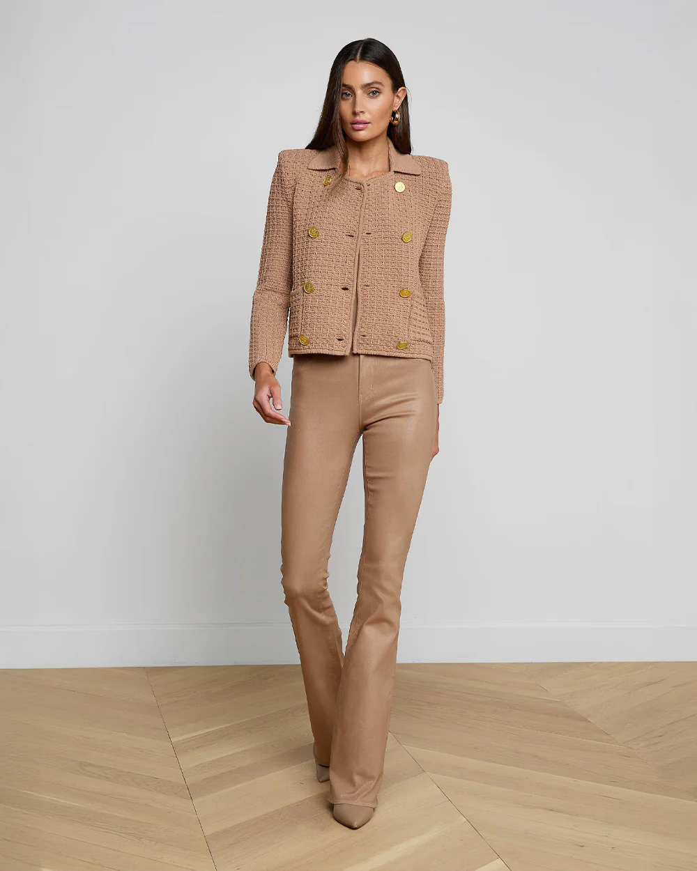 CHARLIE JACKET / CAPPUCCINO / GOLD - Image 3