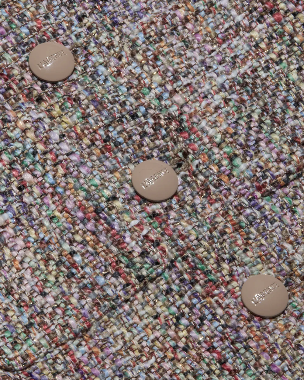 CHITA CROP JACKET / RAINBOW TWEED - Image 4