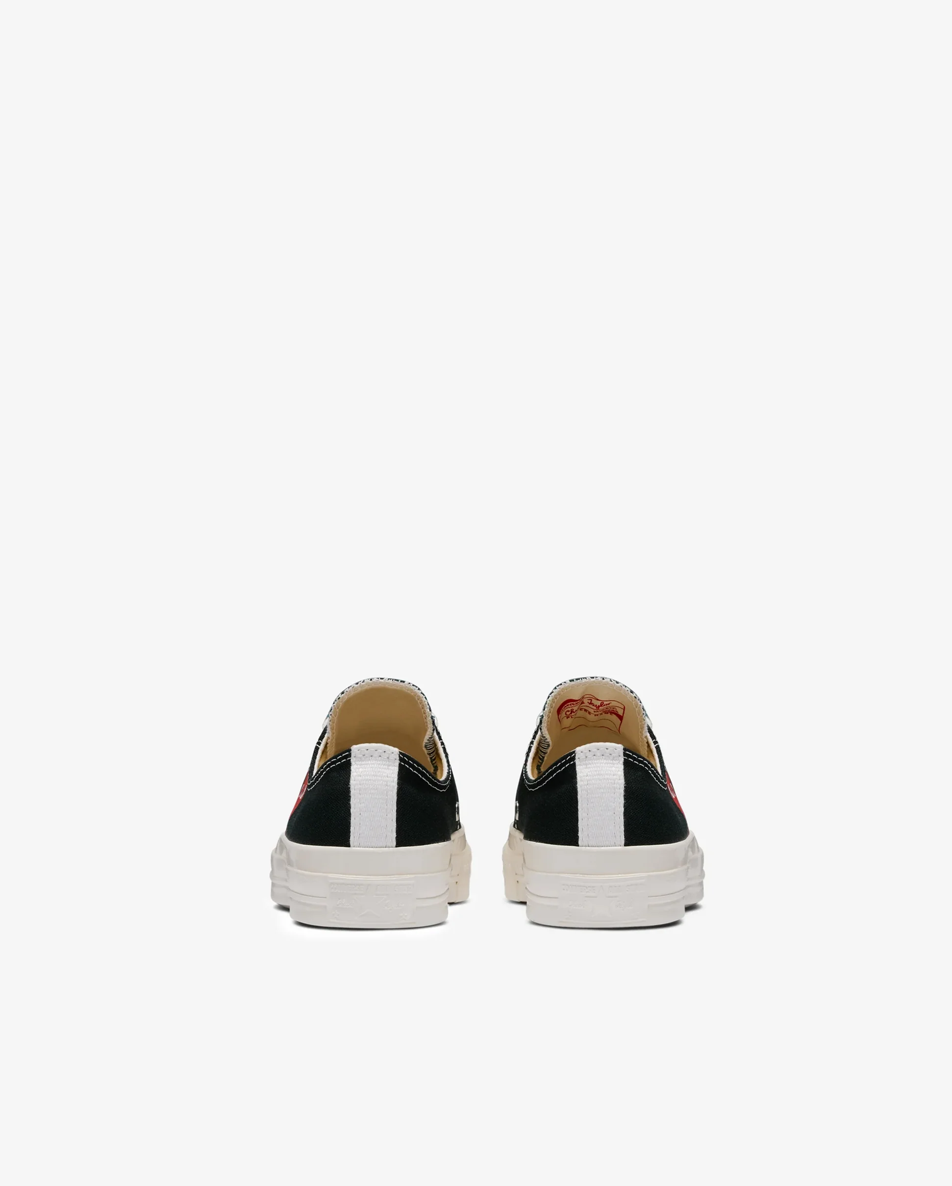 CHUCK TAYLOR LOW SMALL RED HEART / BLACK - Image 4