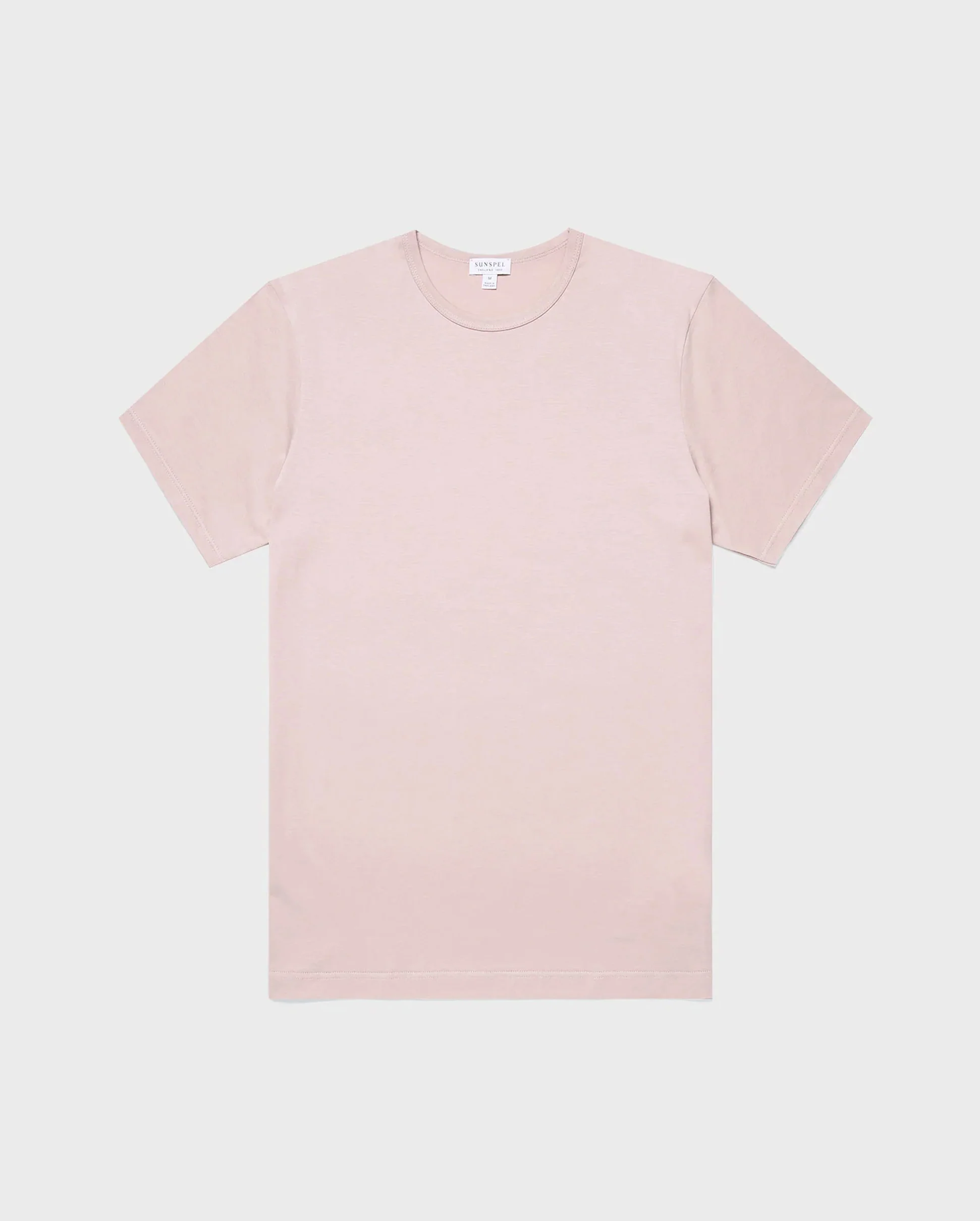 CLASSIC CREW NECK T SHIRT / PALE PINK - Image 6