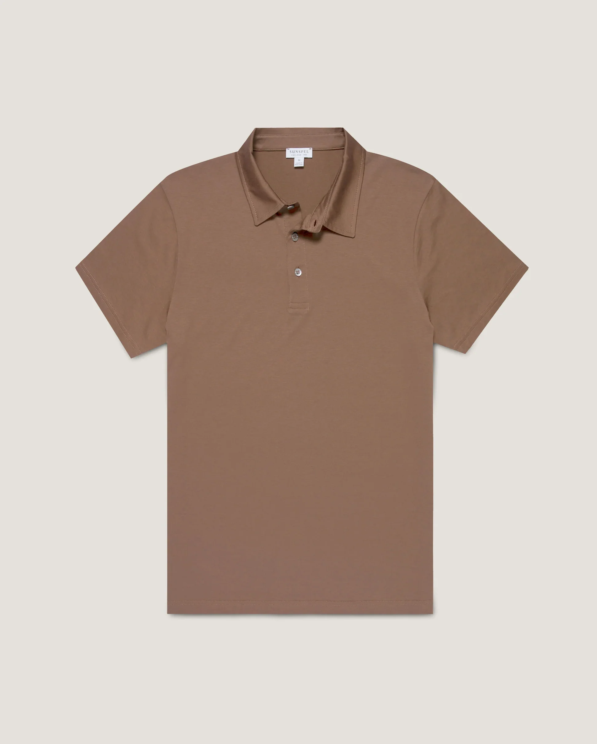 CLASSIC JERSEY POLO SHIRT / BARK - Image 6