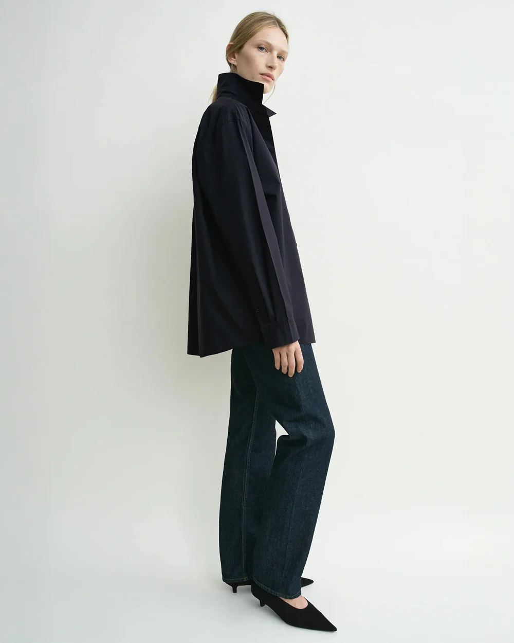 CLASSIC TUMBLED SHIRT / MIDNIGHT - Image 2
