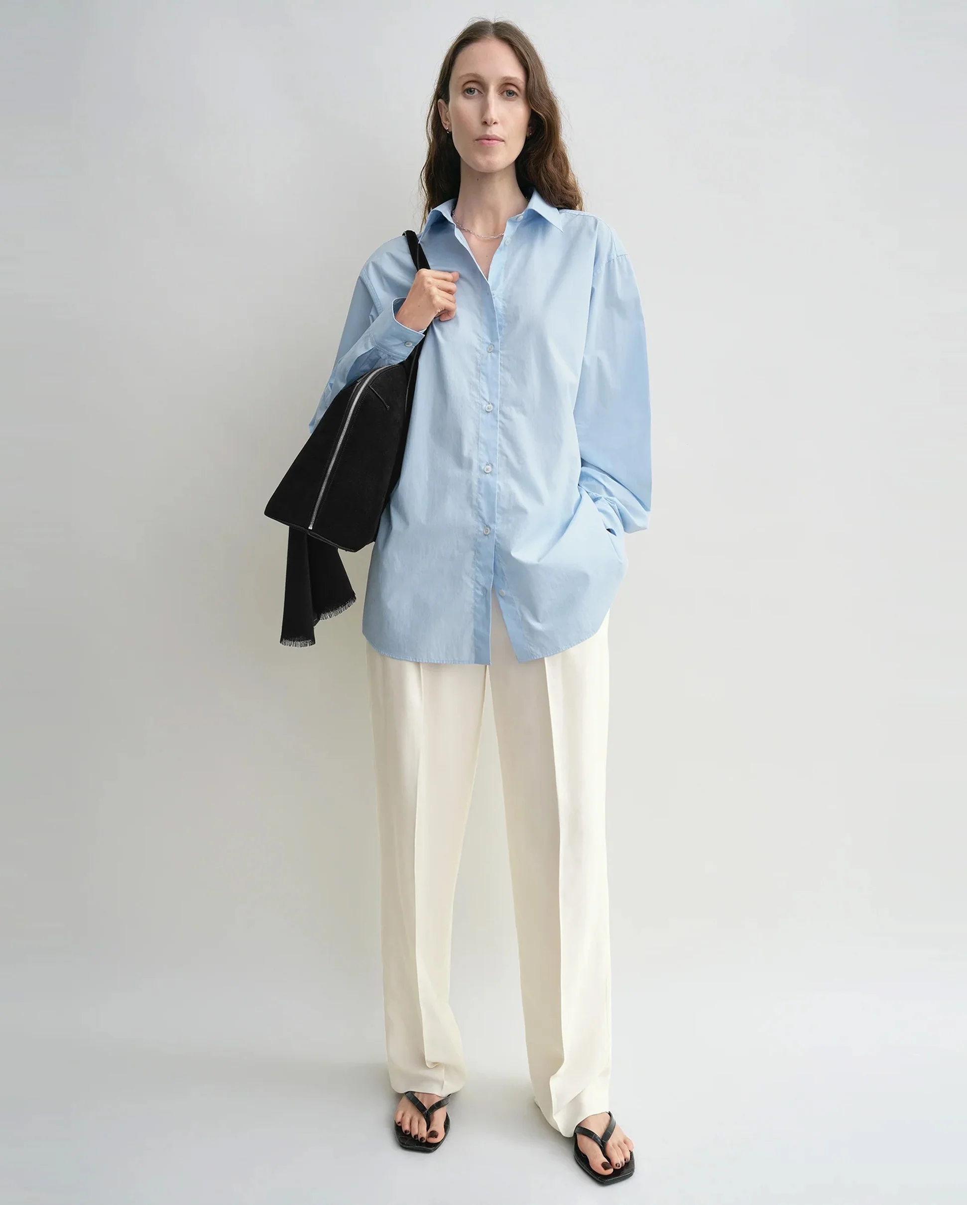CLASSIC TUMBLED SHIRT / SKY BLUE