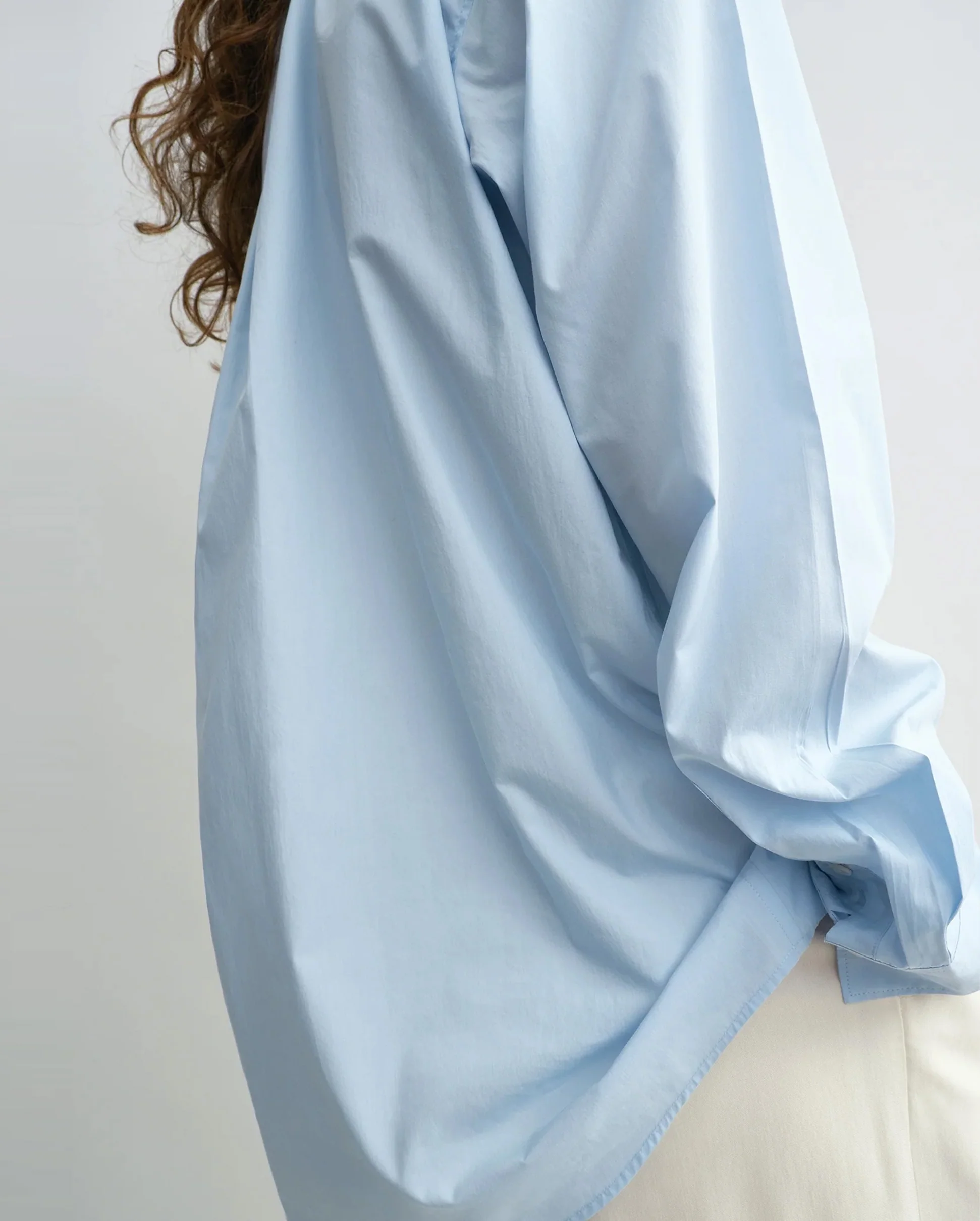 CLASSIC TUMBLED SHIRT / SKY BLUE - Image 4