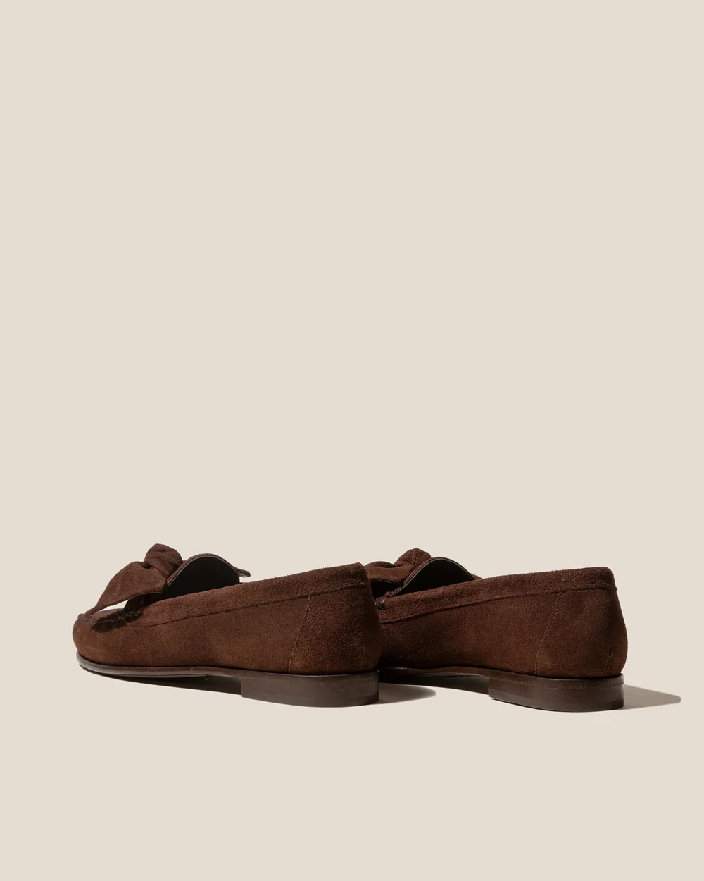CORBATI SUEDE BOW-DETAIL SLIP-ON LOAFER / DARK BROWN - Image 3