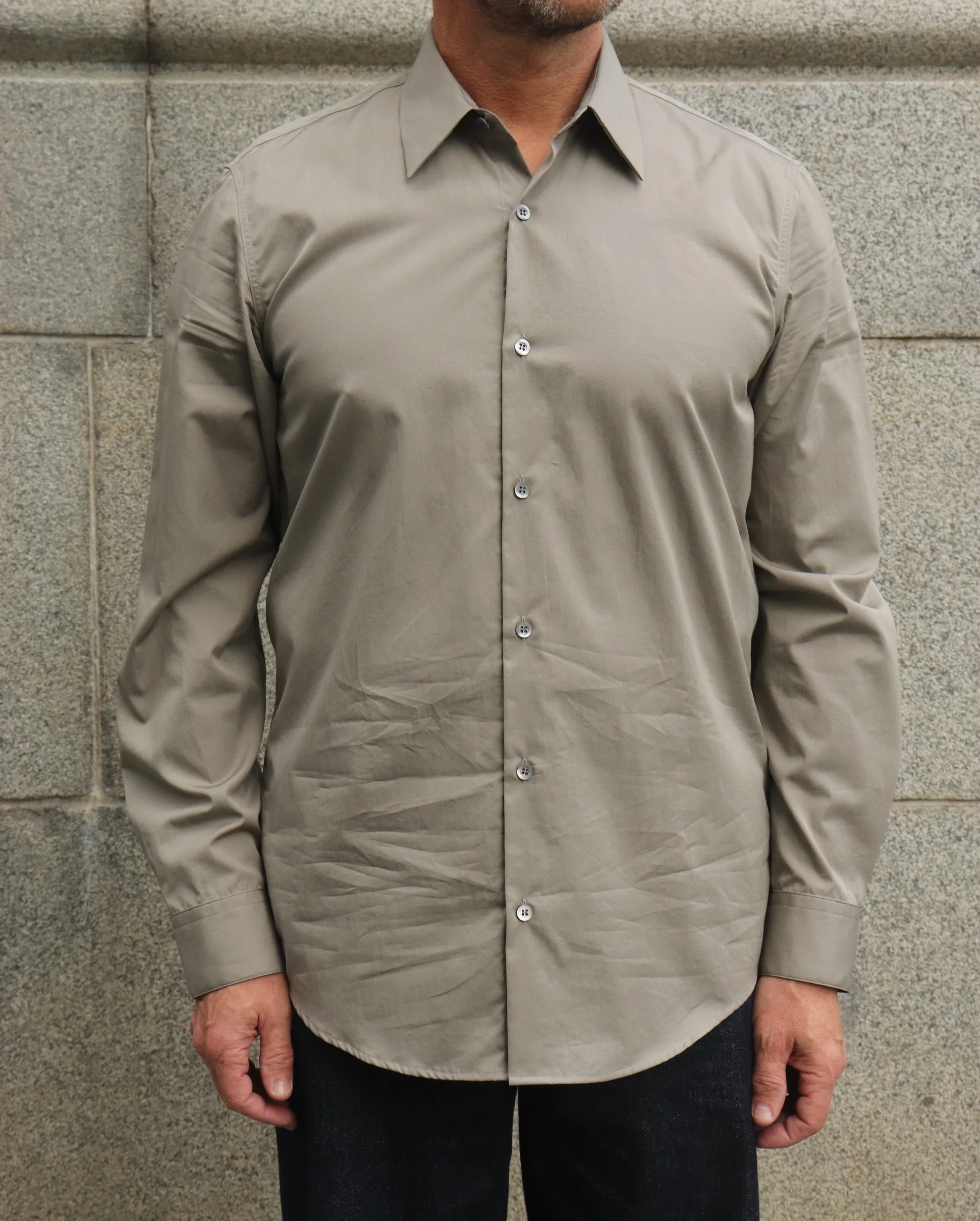 CURLES SHIRT 1374 / CEMENT - Image 2