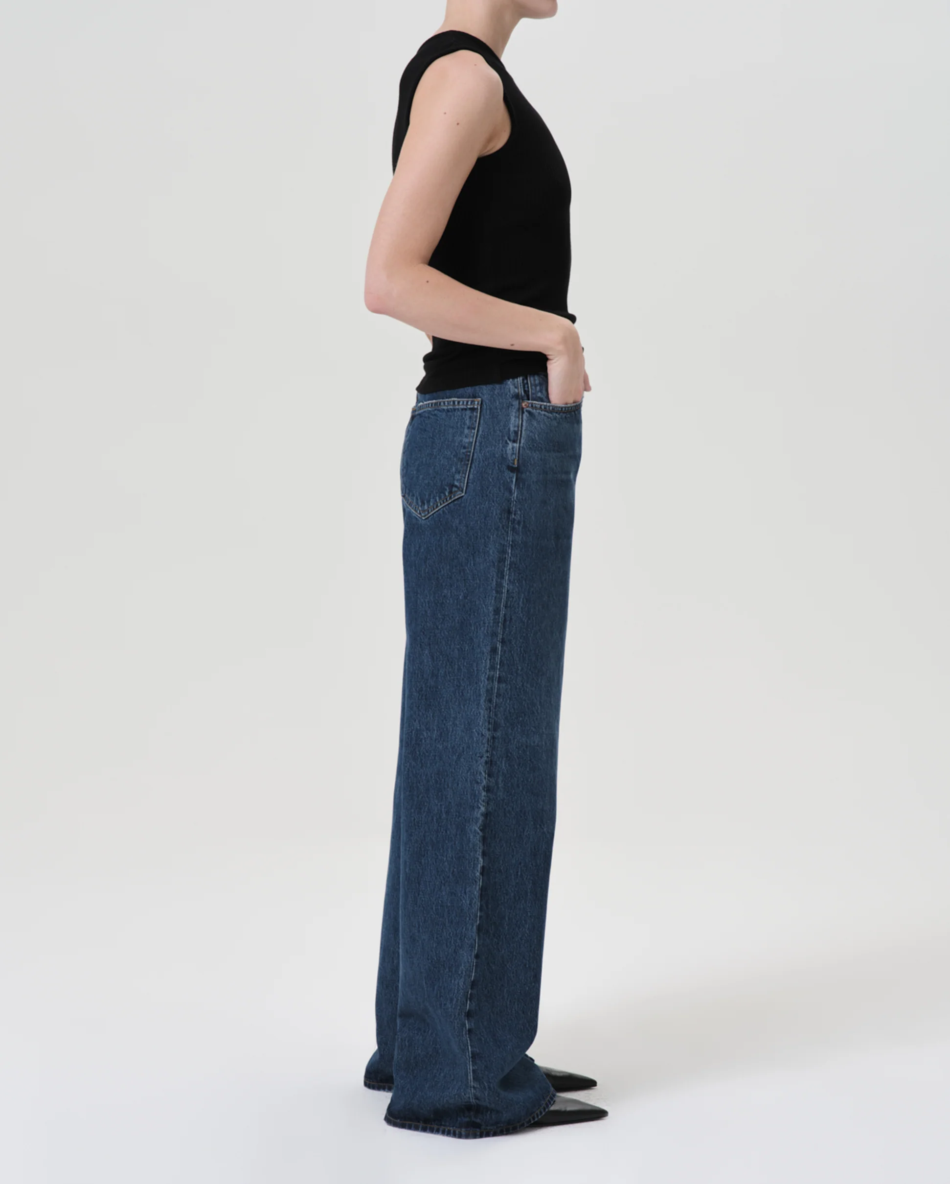 DAME HIGH RISE WIDE LEG NO CUFF / ENAMOUR - Image 6