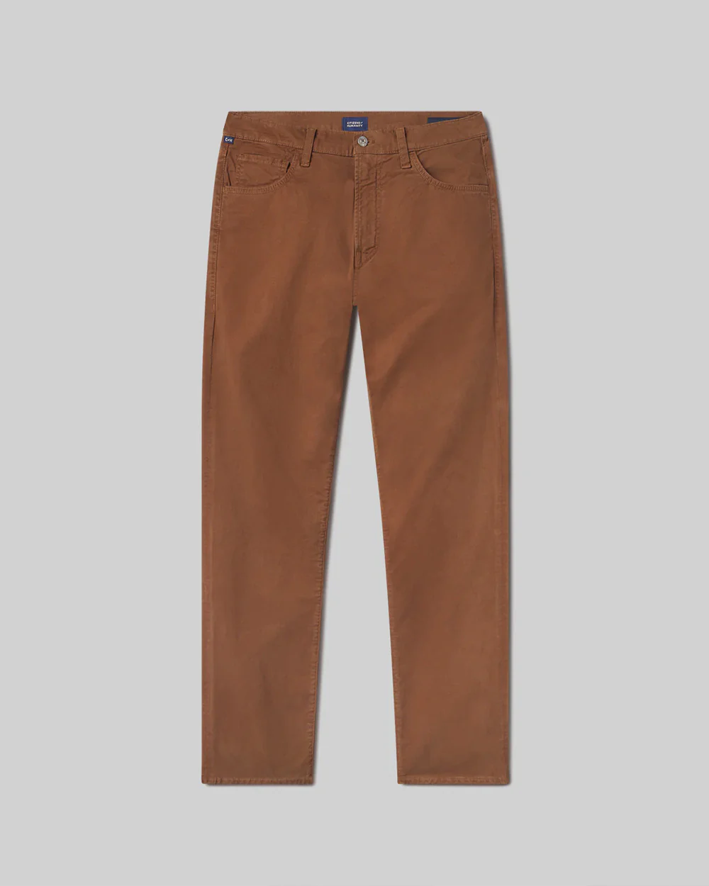 GAGE CLASSIC STRAIGHT FIT CASHMERE TOUCH SATEEN / COGNAC - Image 6