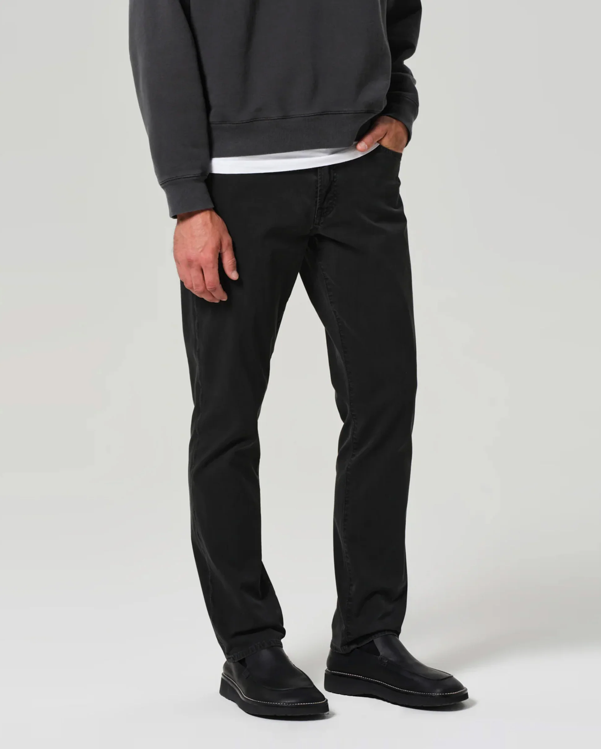 GAGE CLASSIC STRAIGHT FIT ITALIAN CANVAS / CHARRED CEDAR