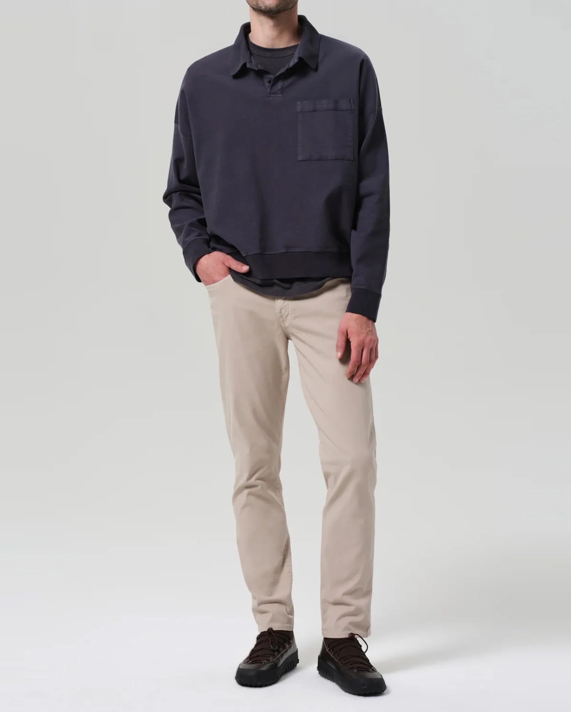 GAGE CLASSIC STRAIGHT FIT ITALIAN CANVAS / WHEAT - Image 2