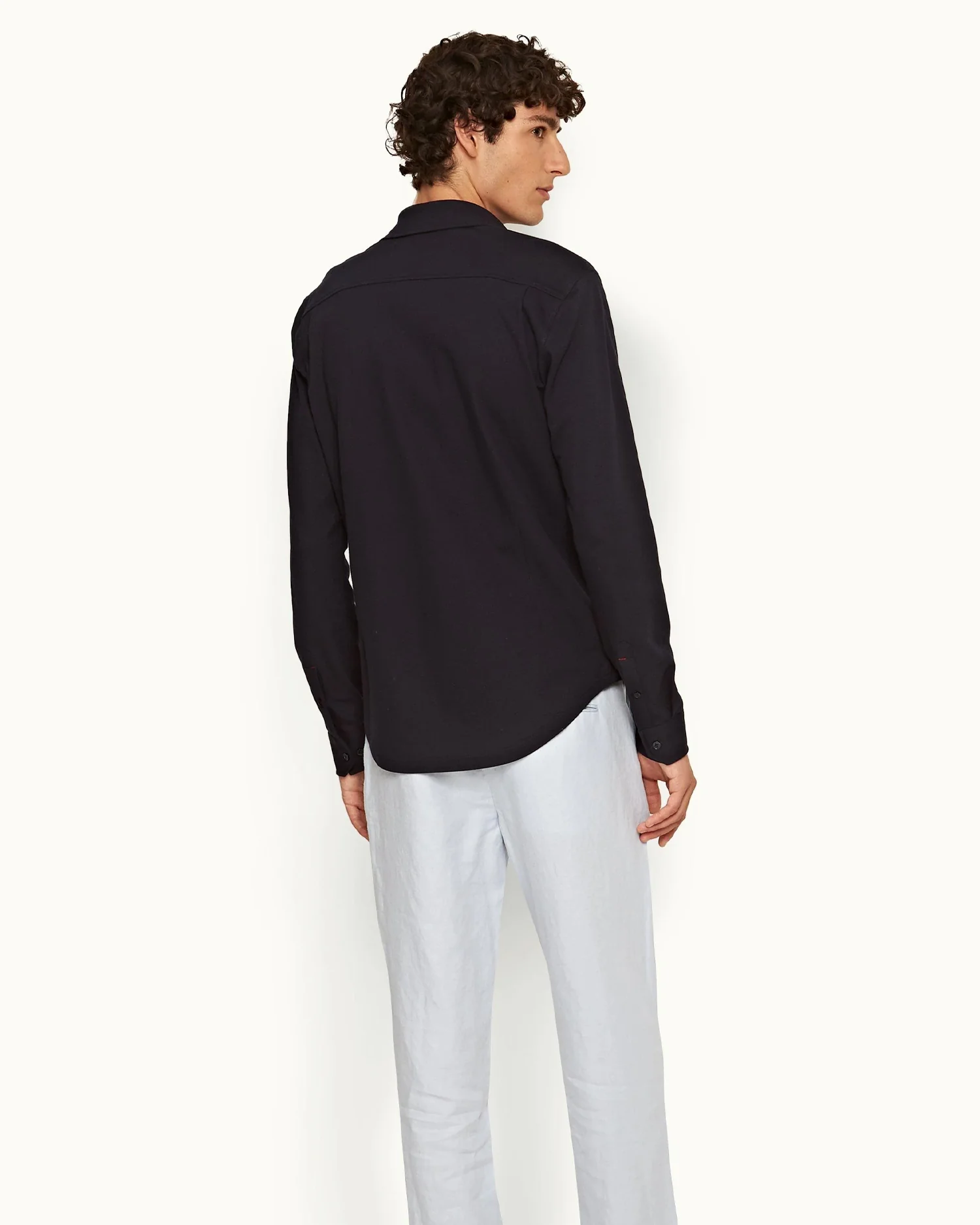 GILES PIQUE SHIRT / NIGHT IRIS - Image 4