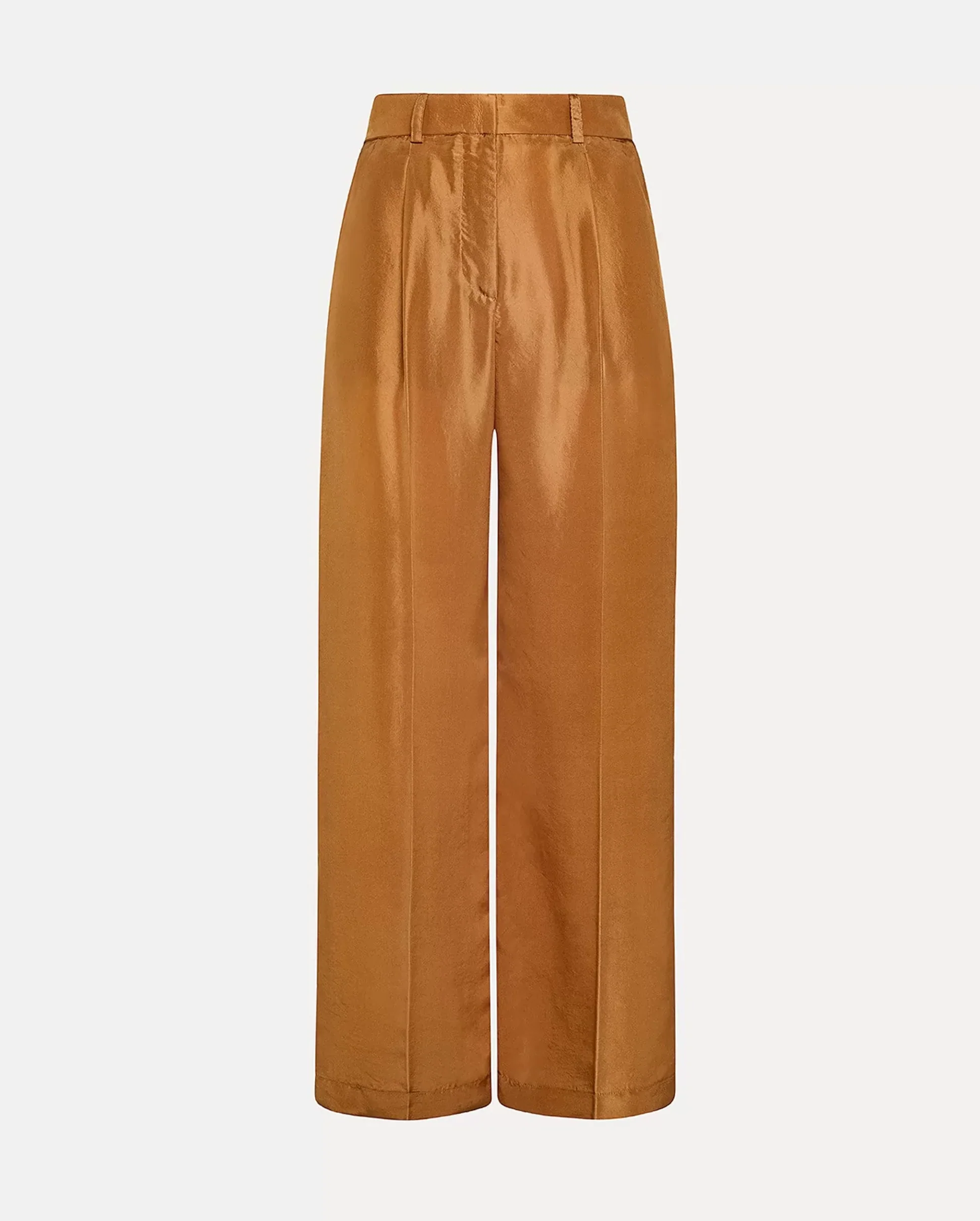 HABOTAI HIGH RISE TROUSERS / BRONZE - Image 5