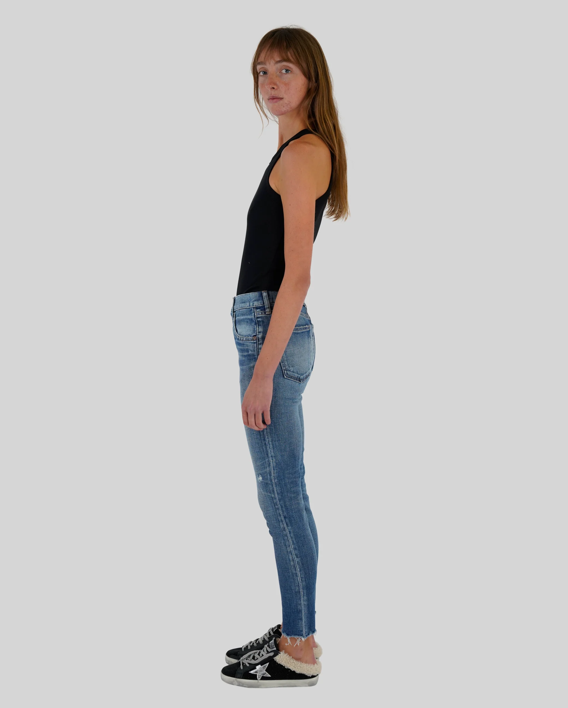 HAMMOND SKINNY HIGH / BLUE - Image 3