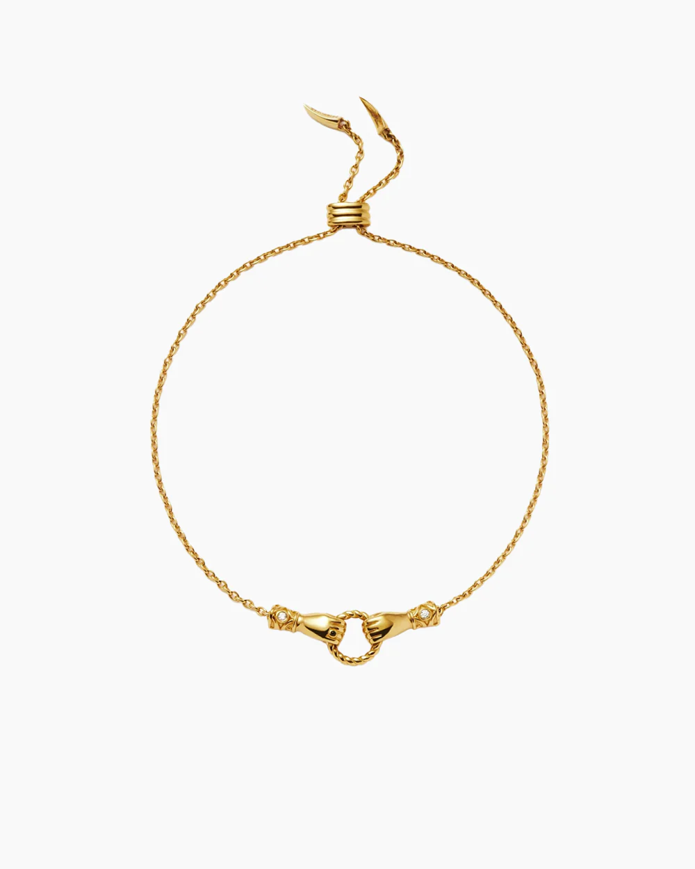 HARRIS REED IN GOOD HANDS SLIDER BRACELET / GOLD