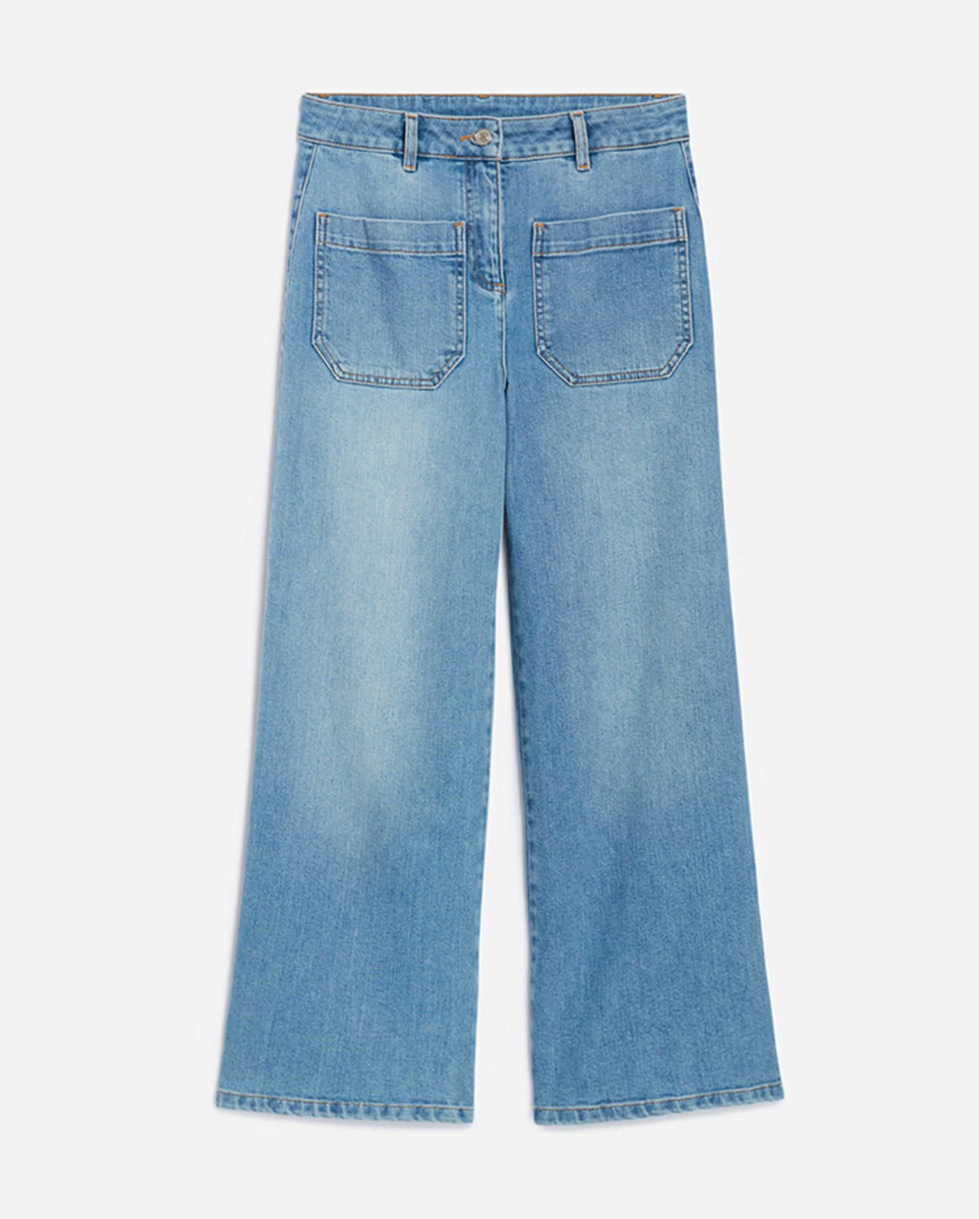 HELIAS CROPPED JEANS / INDIGO CLAIR - Image 5