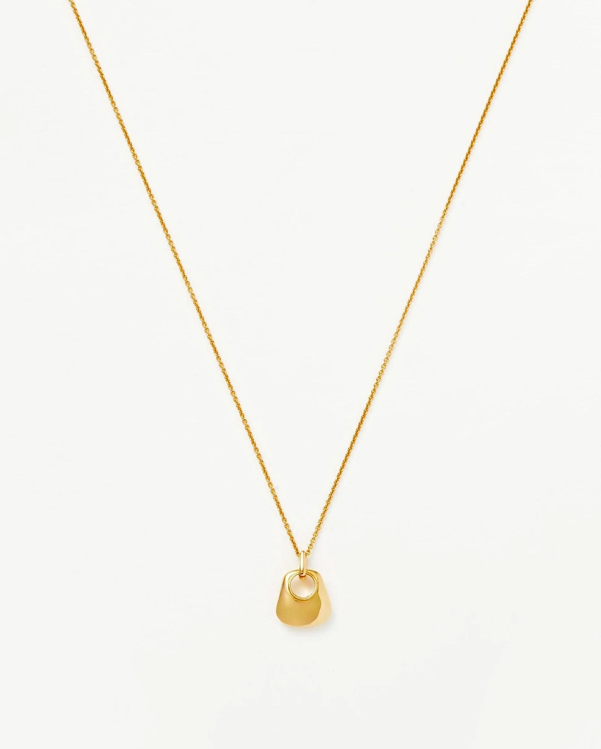 HERA RIDGE MINI PENDANT NECKLACE / GOLD