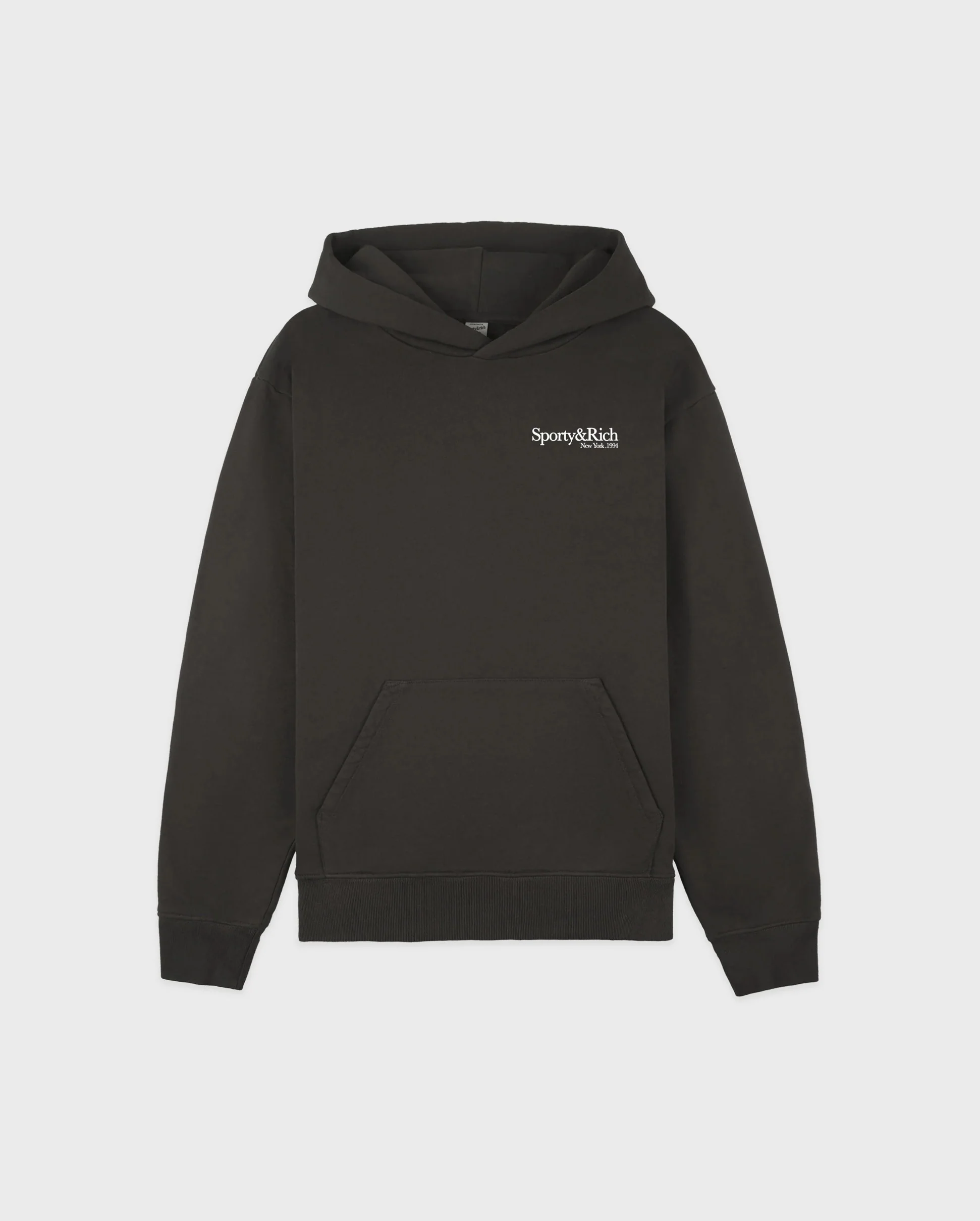 HWCNY HOODIE / FADED BLACK WHITE - Image 6