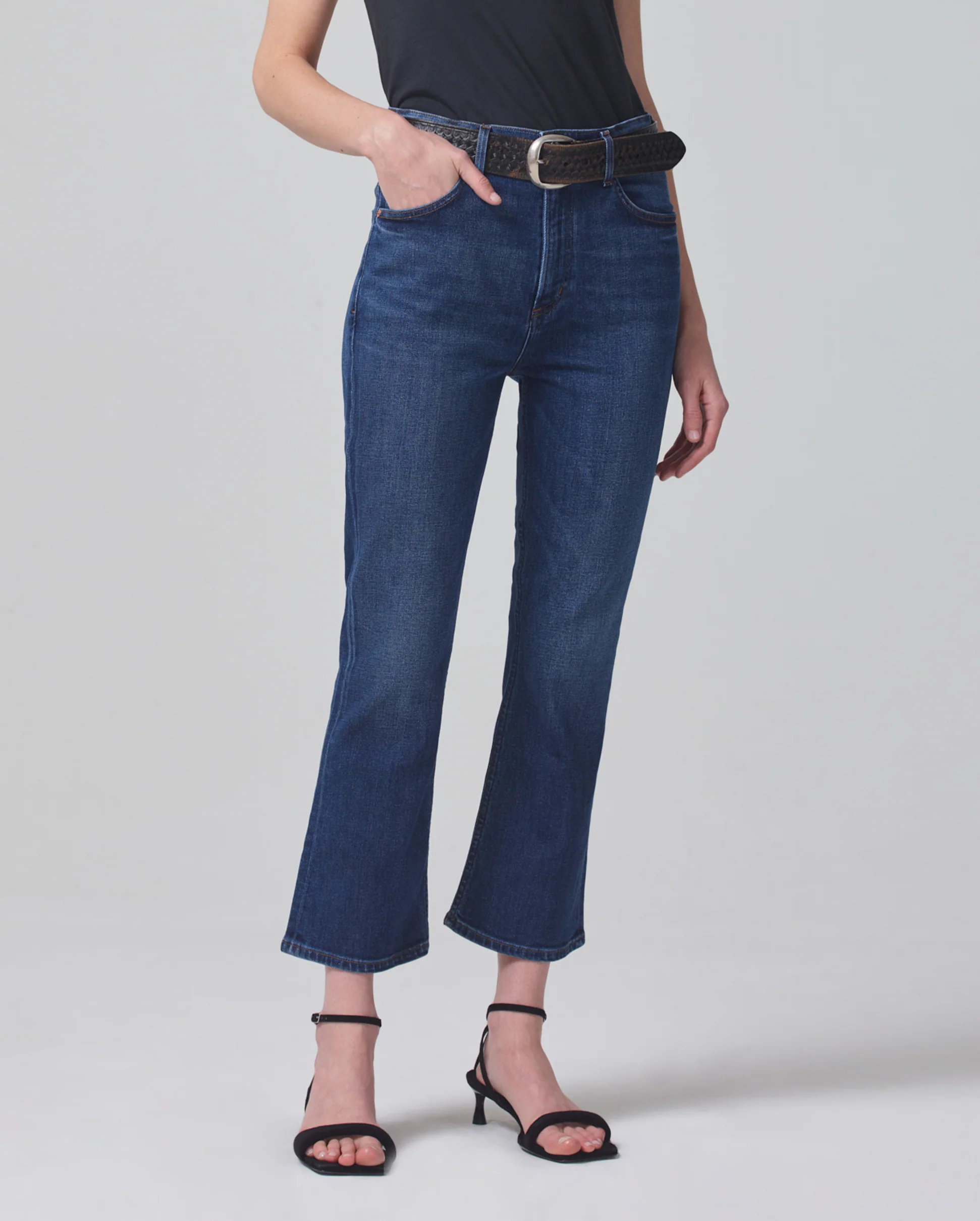 ISOLA MID RISE CROPPED BOOT / PROVENCE - Image 2