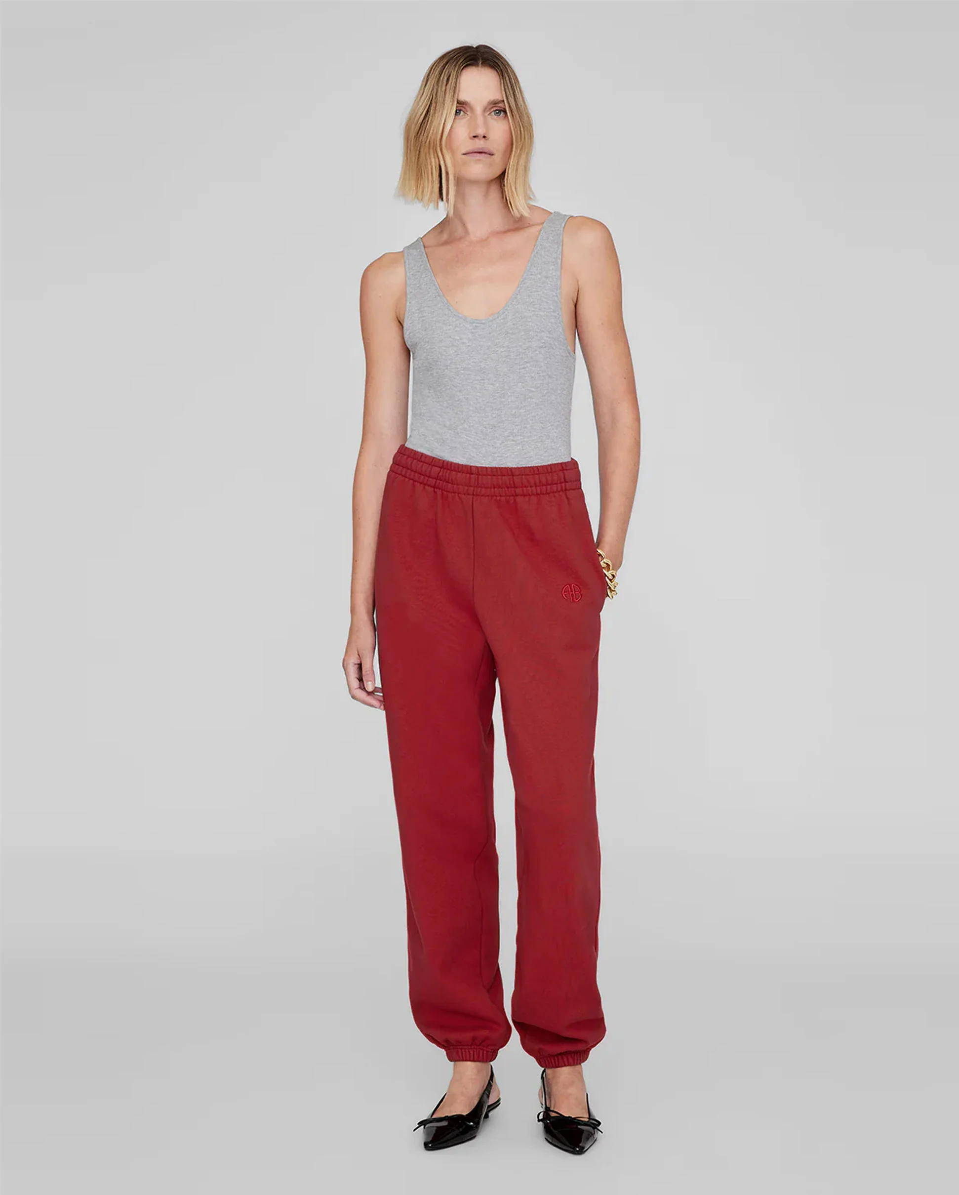 KARTER JOGGER / WASHED RED - Image 3
