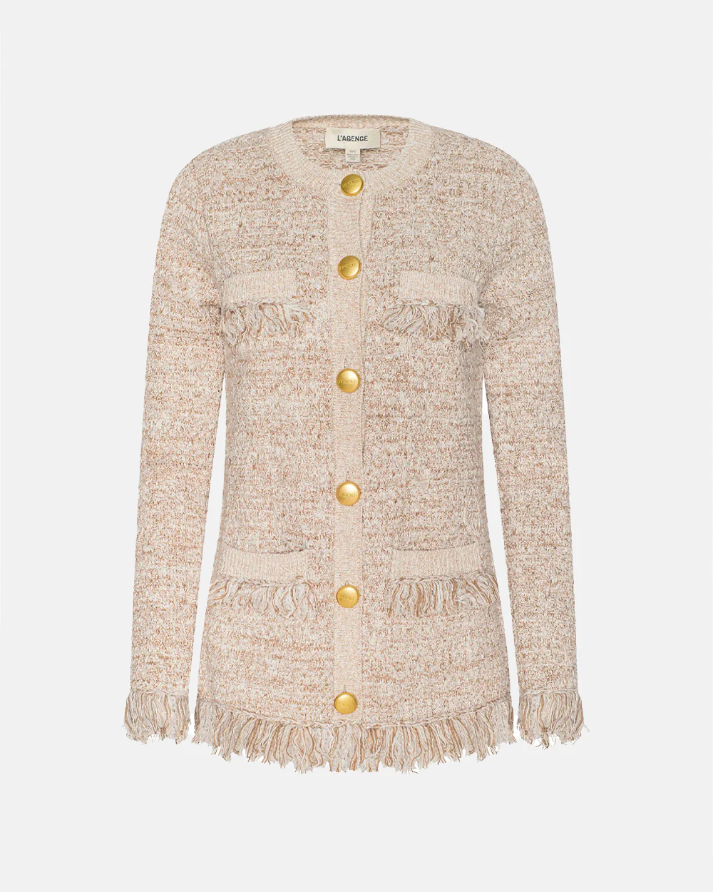 KASTORIA FRINGE CARDIGAN / NATURAL BOUCLE - Image 5