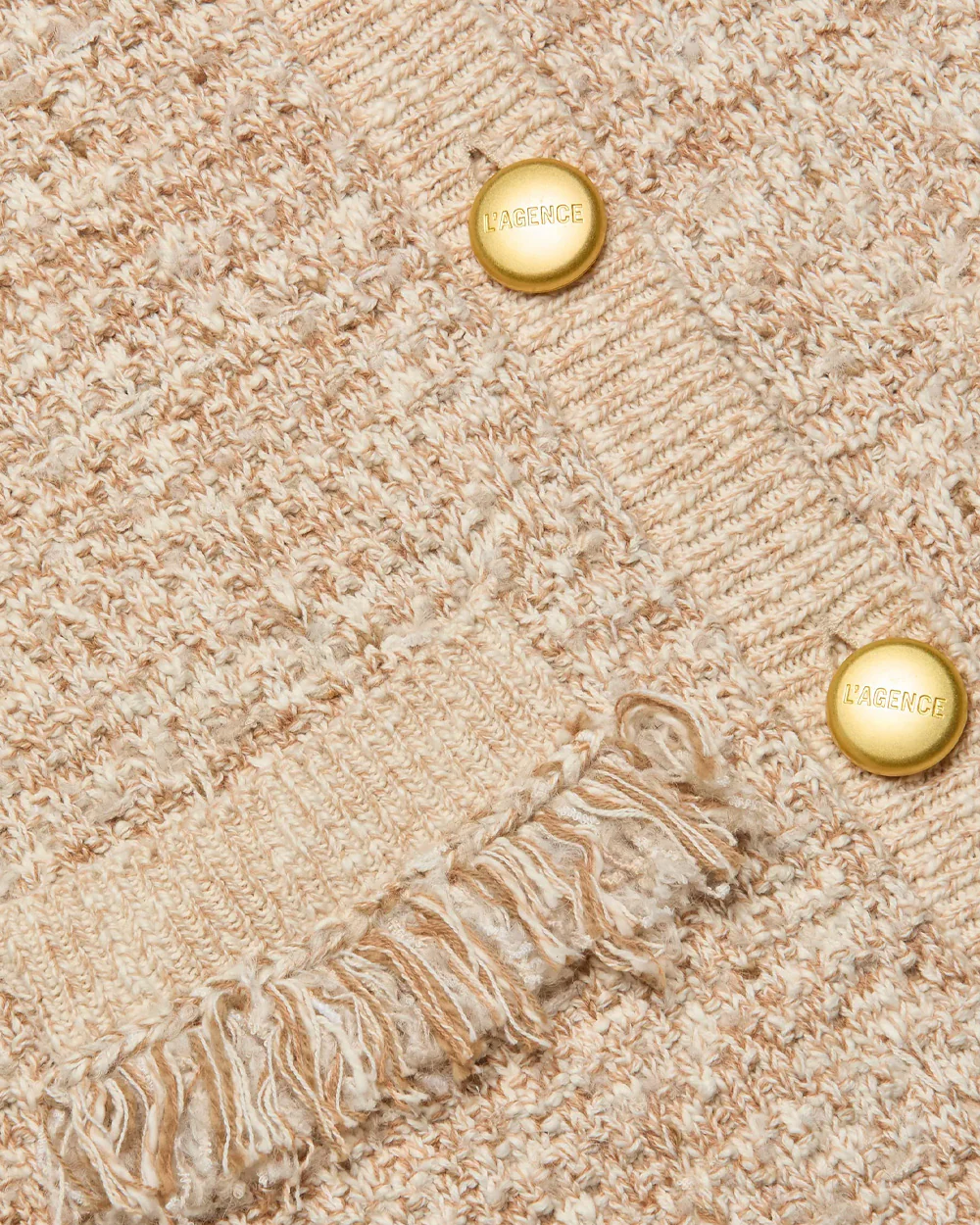 KASTORIA FRINGE CARDIGAN / NATURAL BOUCLE - Image 6