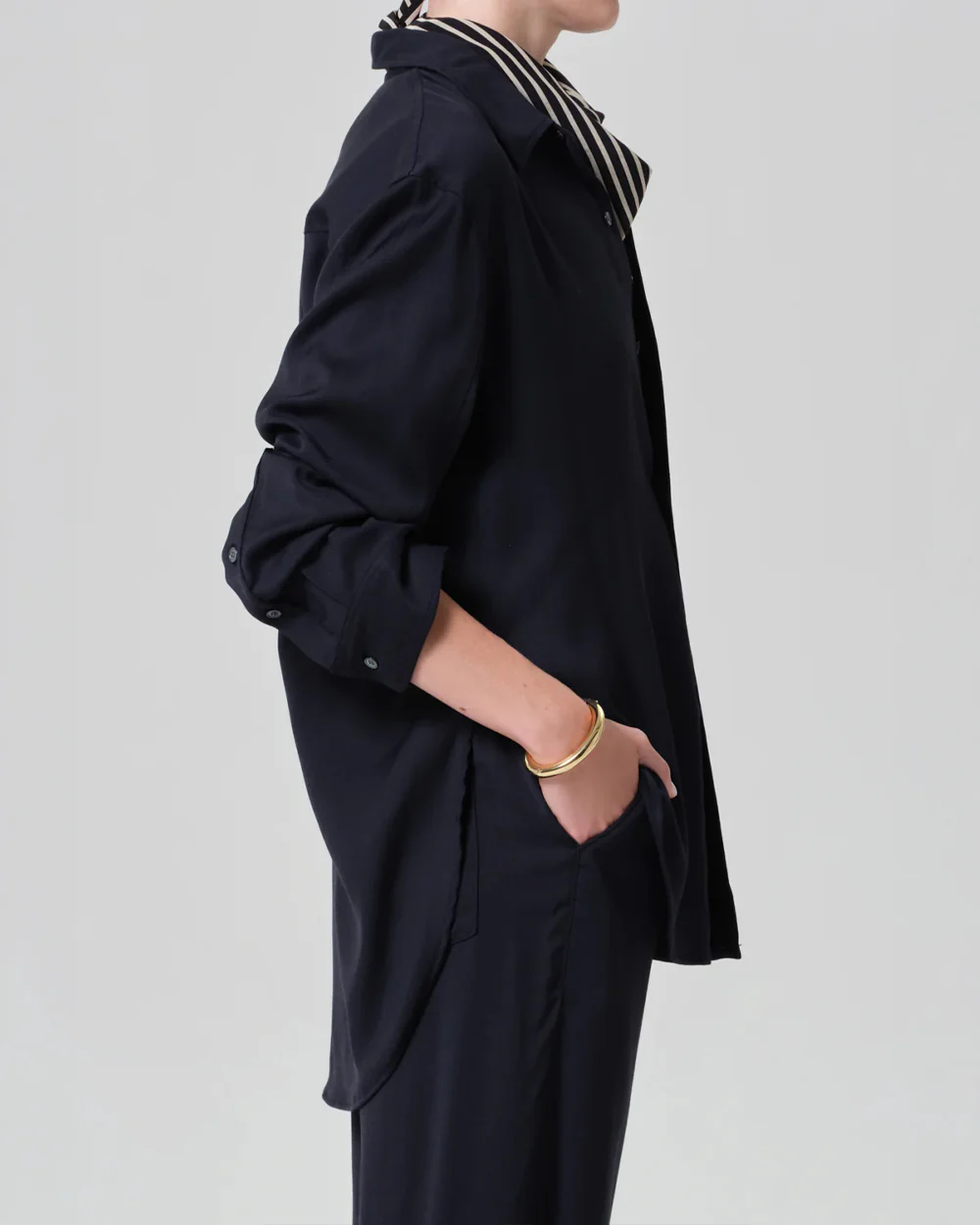 KAYLA SHIRT / NAVY - Image 5