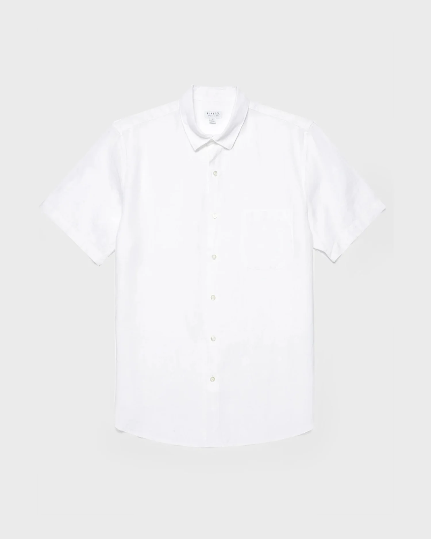LINEN SS SHIRT / WHITE - Image 6