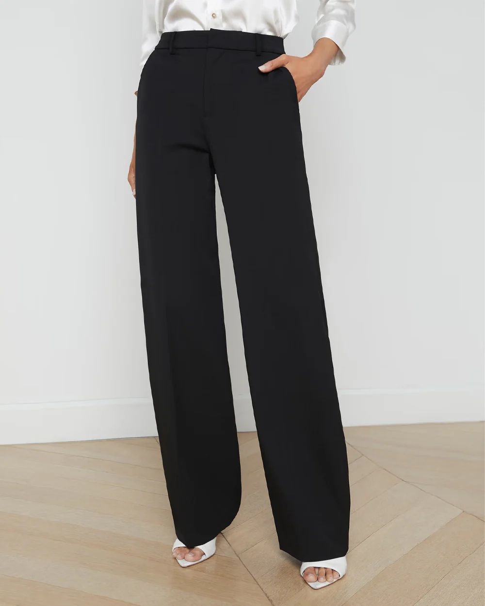 LIVVY STRAIGHT LEG TROUSER / BLACK