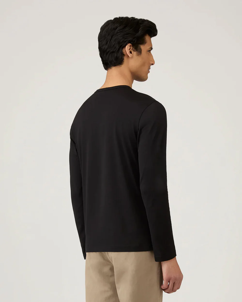 LONG SLEEVE T-SHIRT / BLACK - Image 3