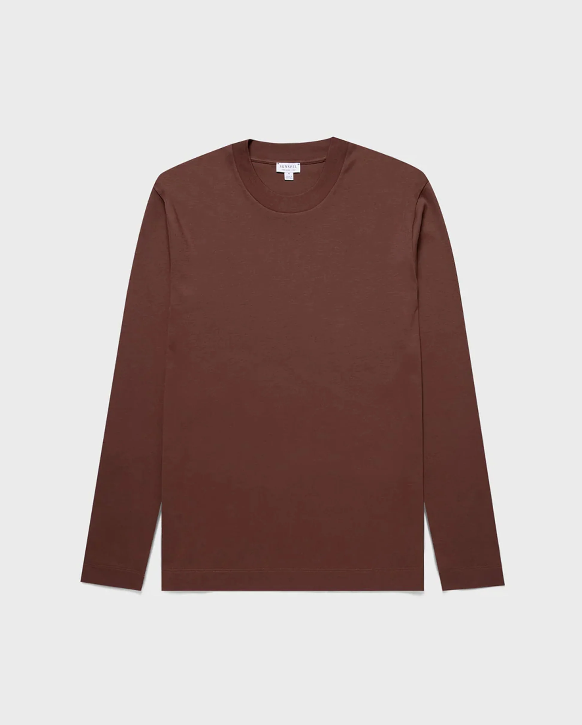 L/S HEAVY WEIGHT T-SHIRT / COCOA BROWN - Image 6