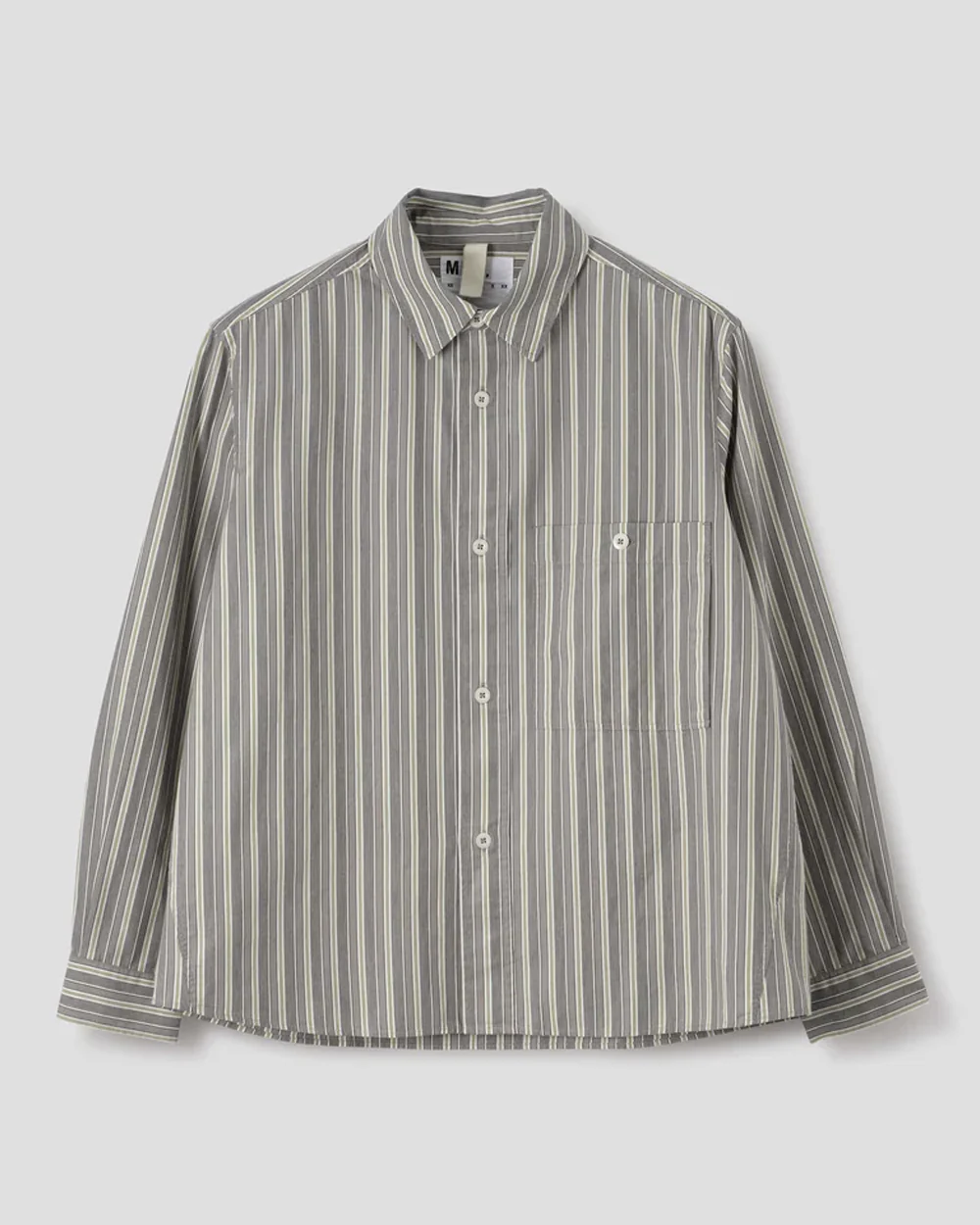 MHL OVERALL SHIRT / OFF WHITE / GREY / ZEST - Image 4