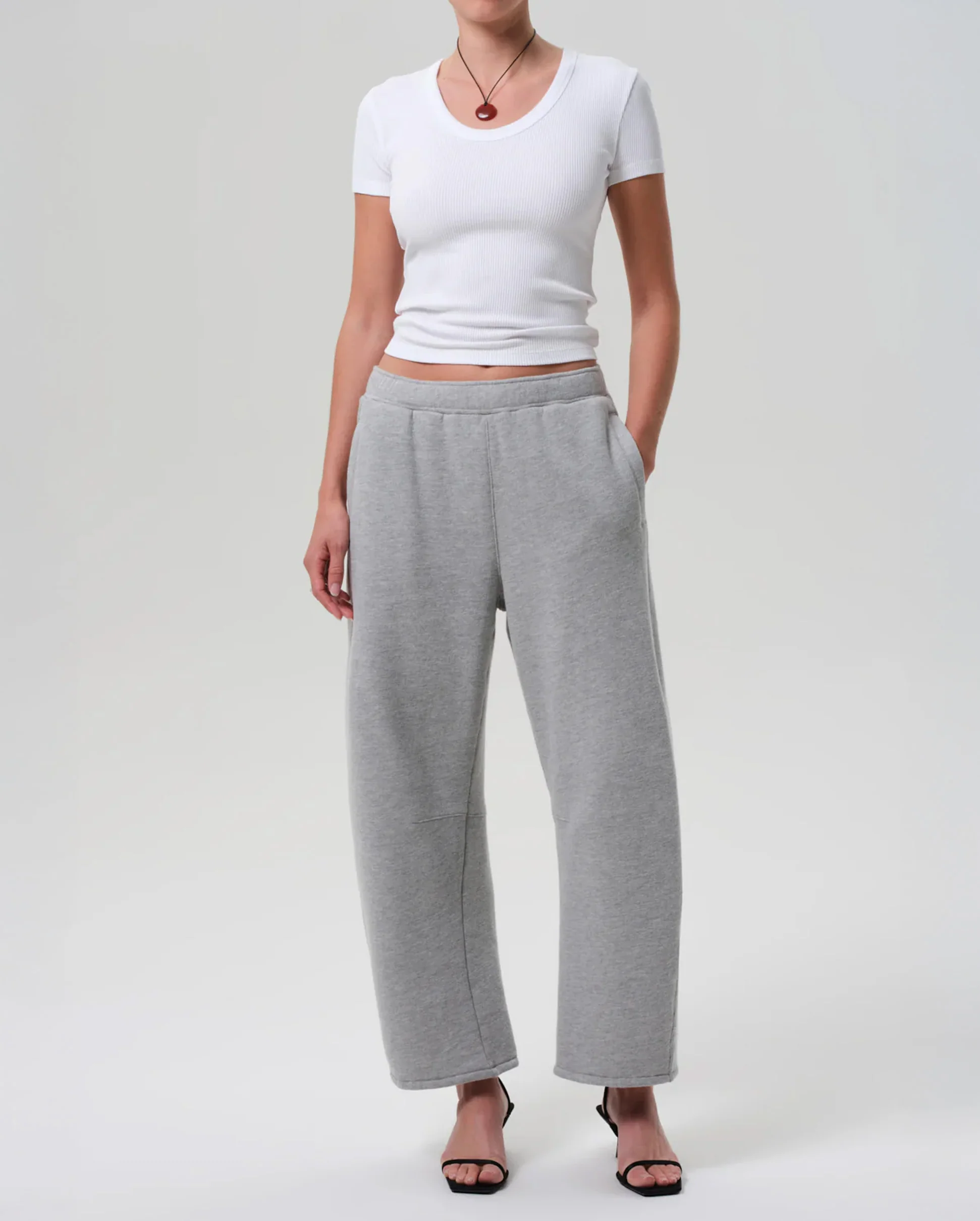 MIRO SWEATPANT / HEATHER GREY - Image 2
