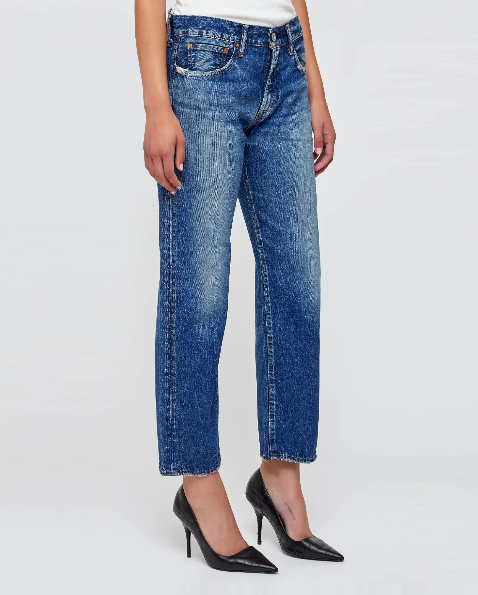 PINE BOYS PANTS / MID BLUE - Image 4
