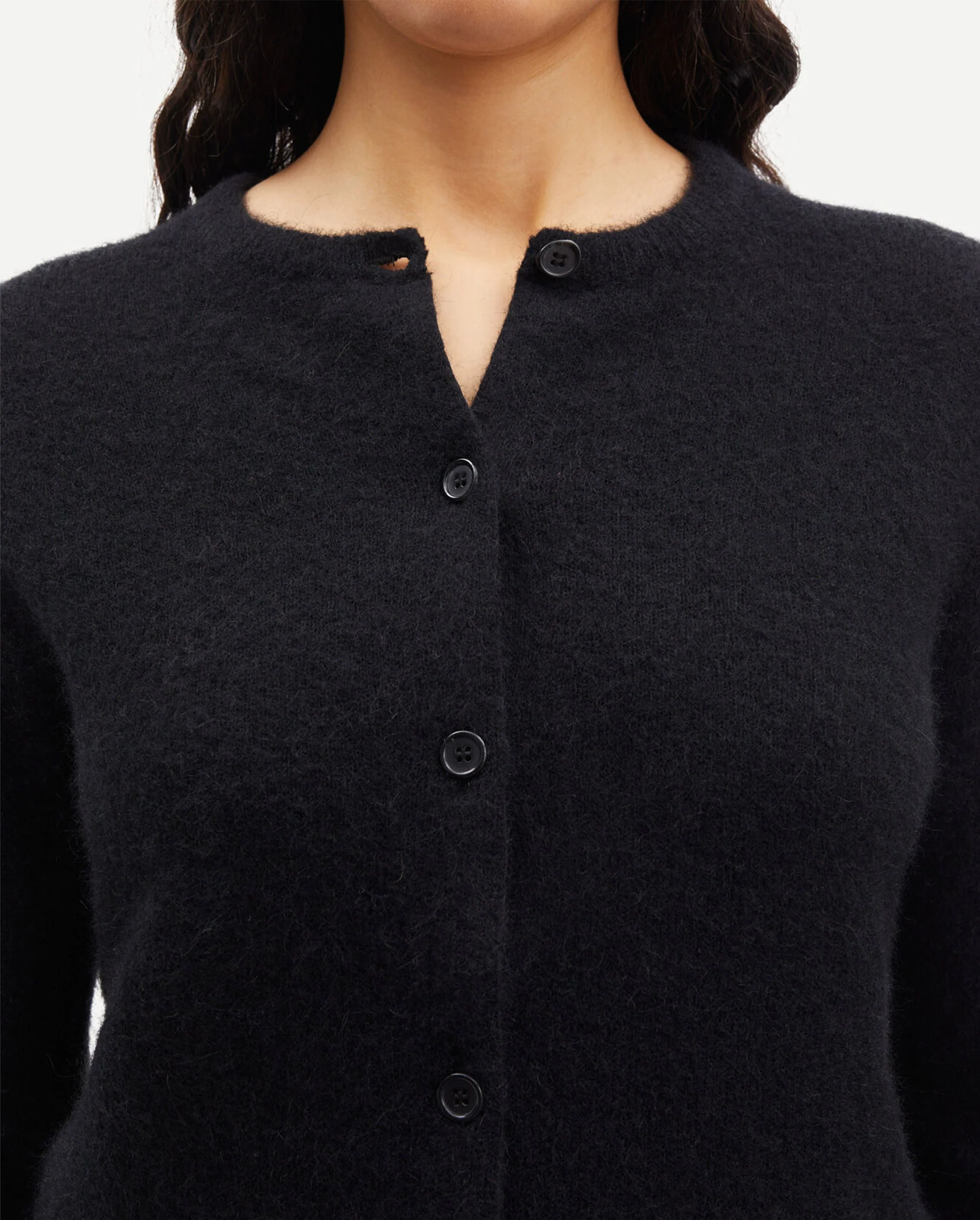 NOR SHORT CARDIGAN 7355 / BLACK - Image 12