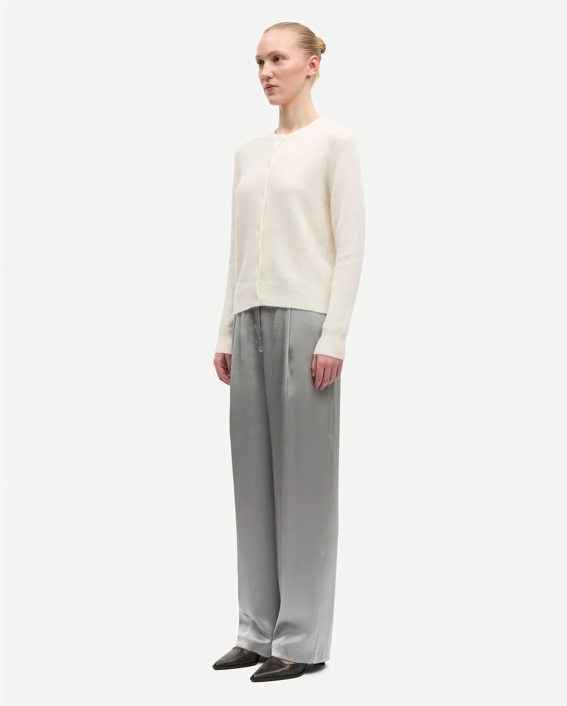 NOR SHORT CARDIGAN 7355 / CLEAR CREAM - Image 4