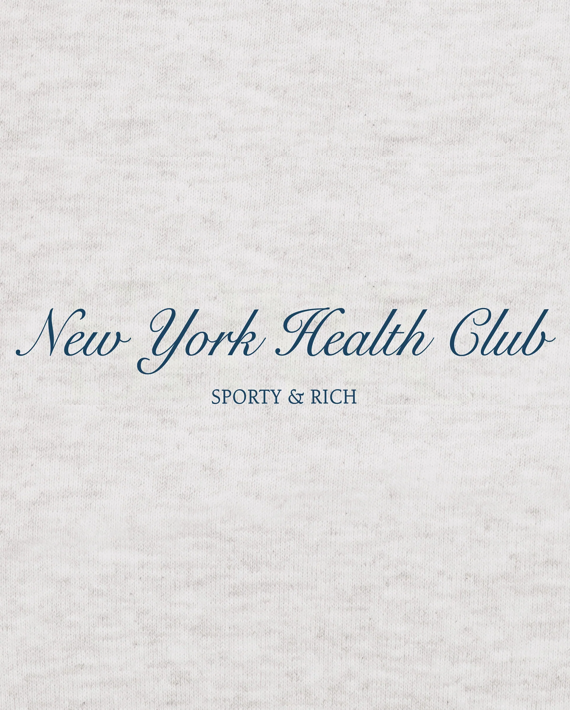 NY HEALTH CLUB CREWNECK / HEATHER GRAY NAVY - Image 7