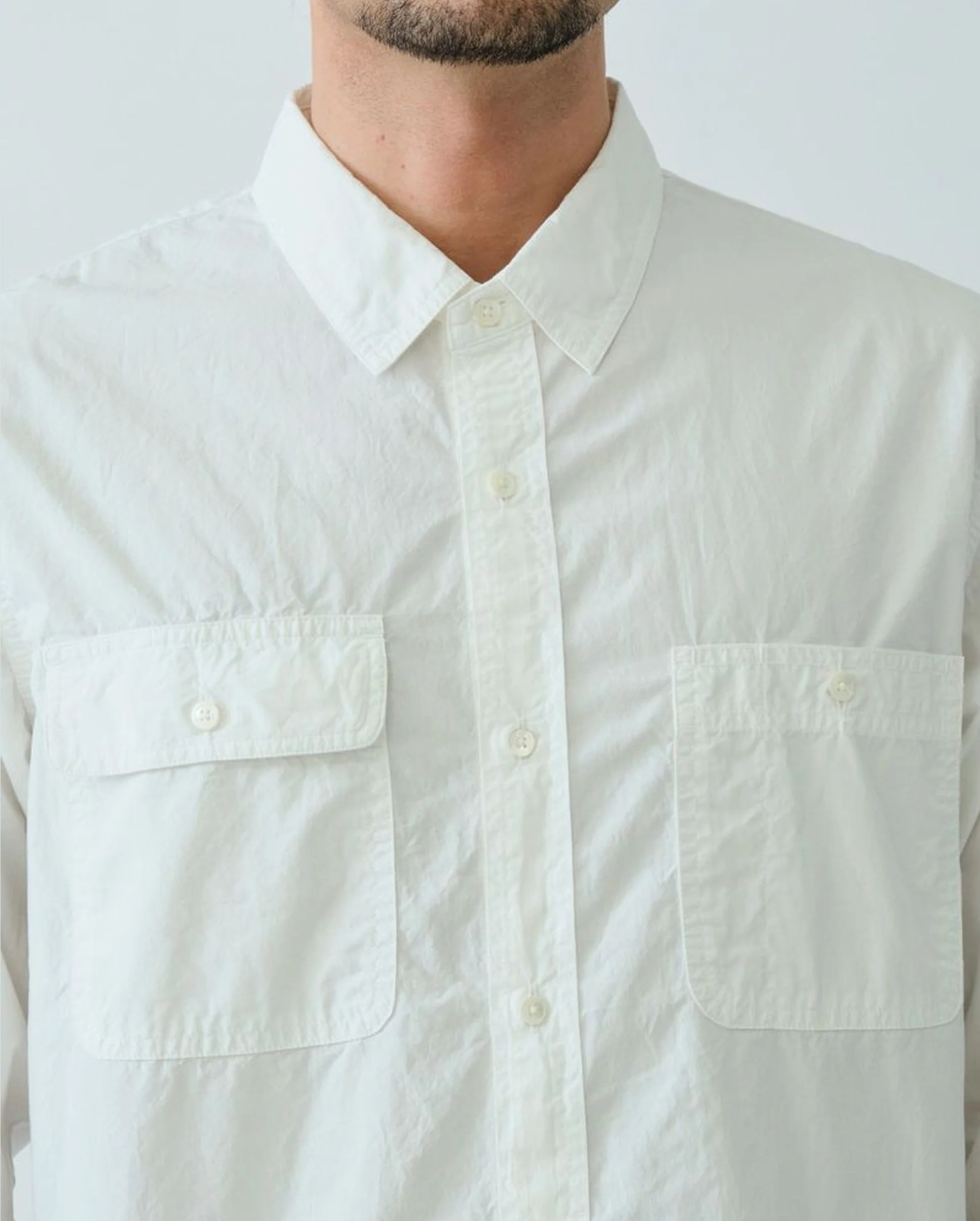ORGANIC WORK SHIRT / CREAM - Image 5