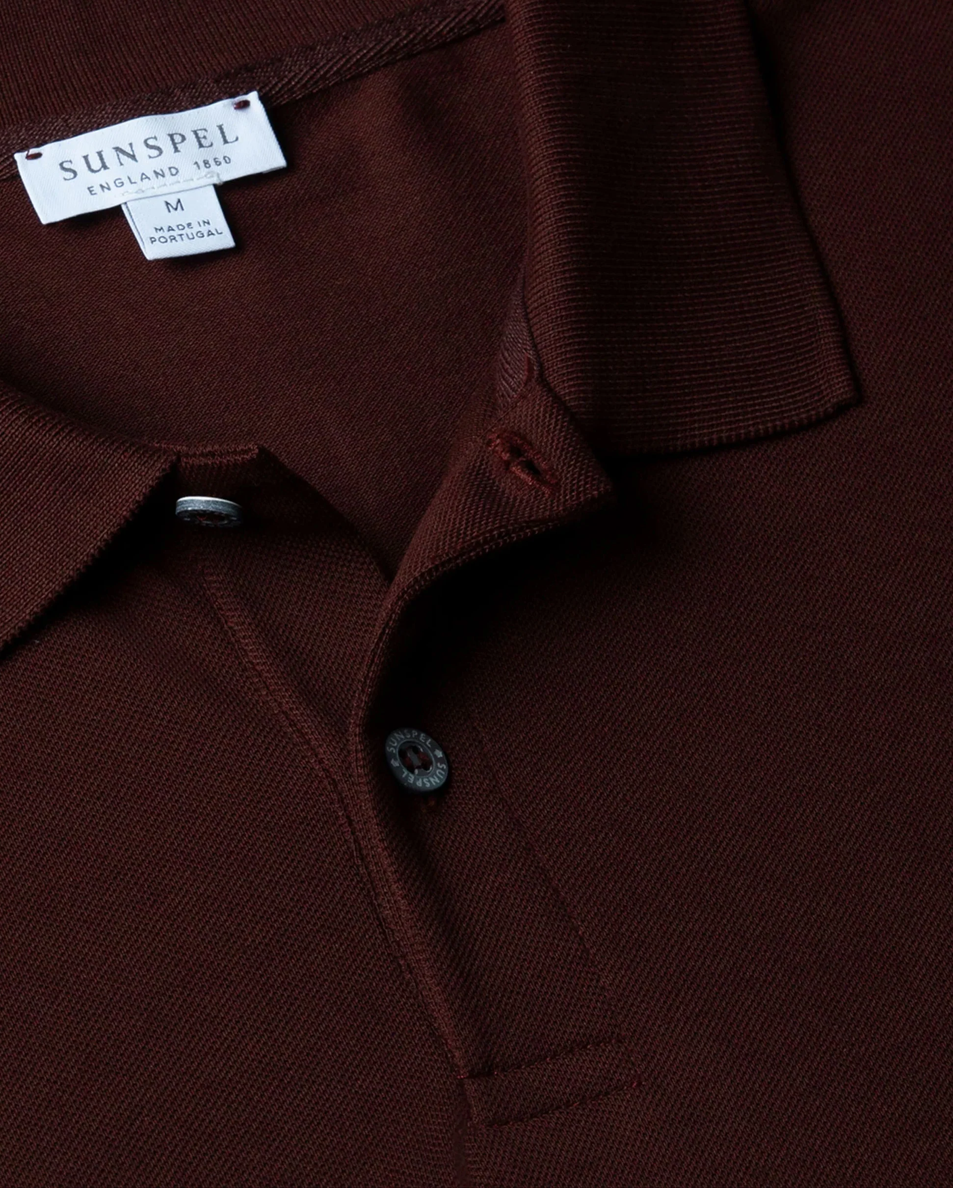 PIQUÉ POLO SHIRT / RAISIN - Image 3