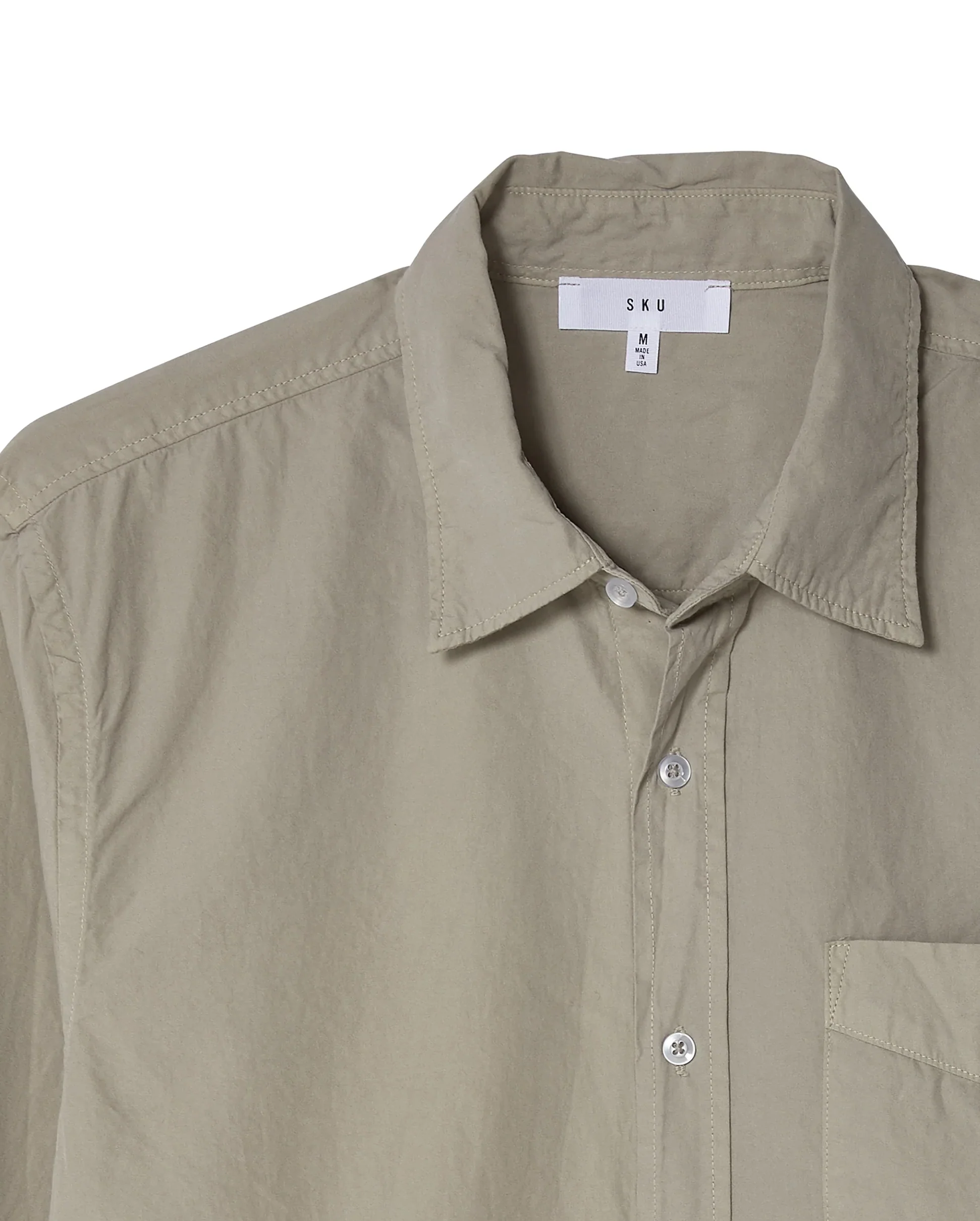 POPLIN STANDARD SHIRT / EARTH - Image 2