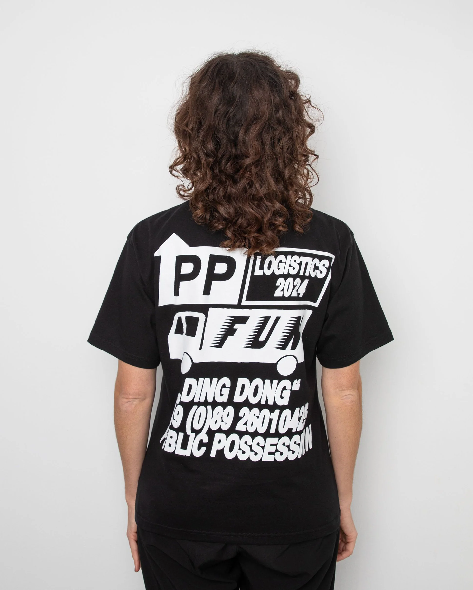 P.P. LOGISTIK T-SHIRT / ANTHRACITE BLACK - Image 4
